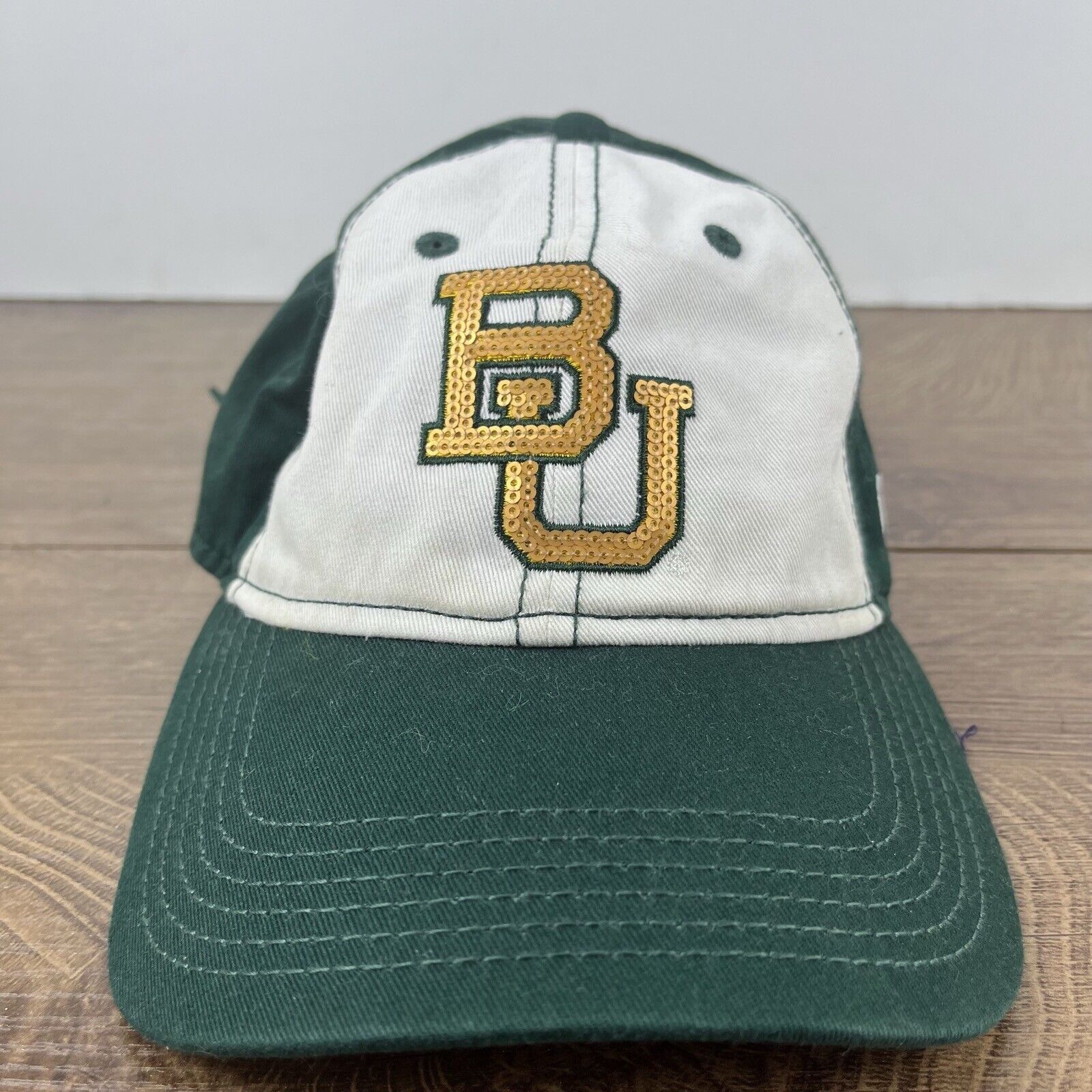 New Era Baylor Bears Hat Baylor New Era 9Twenty White Adjustable Hat Size ONE SIZE - 5 Thumbnail