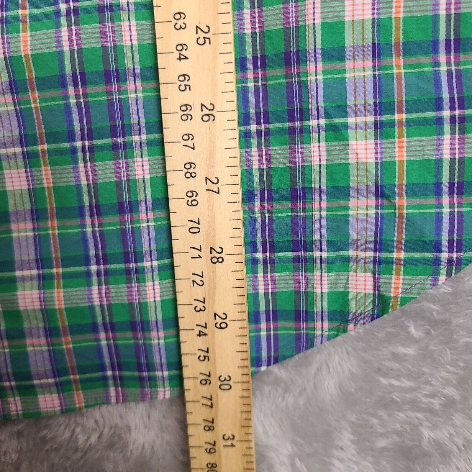 Polo Ralph Lauren Polo Ralph Lauren Shirt Mens L Green Plaid Regular Fit Butto Size US L / EU 52-54 / 3 - 5 Thumbnail