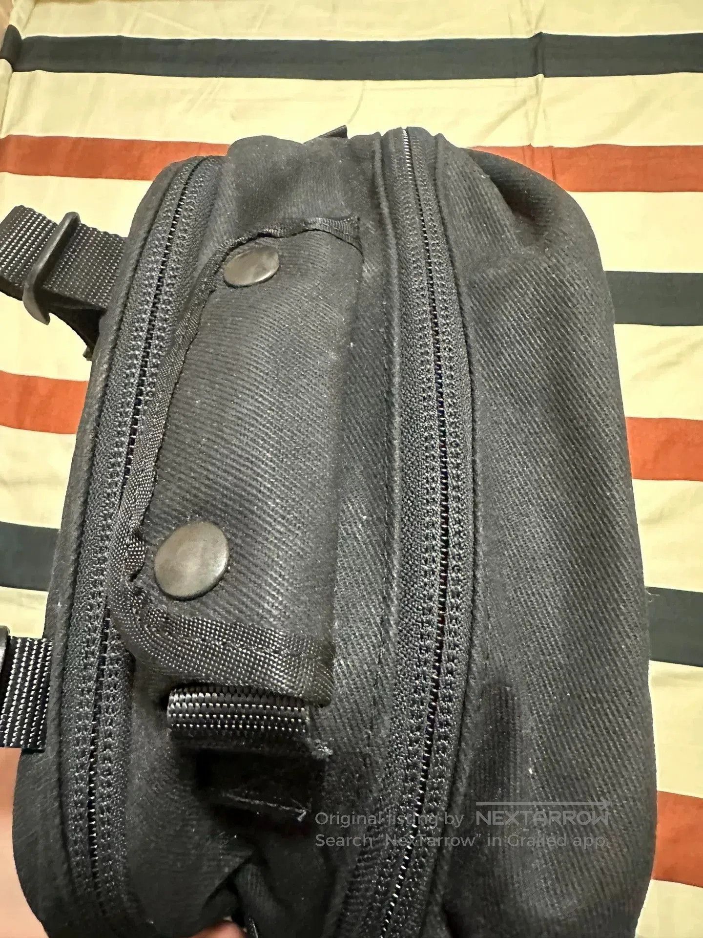 3sixteen 3sixteen Waxed Canvas Backpack. Size ONE SIZE - 4 Thumbnail