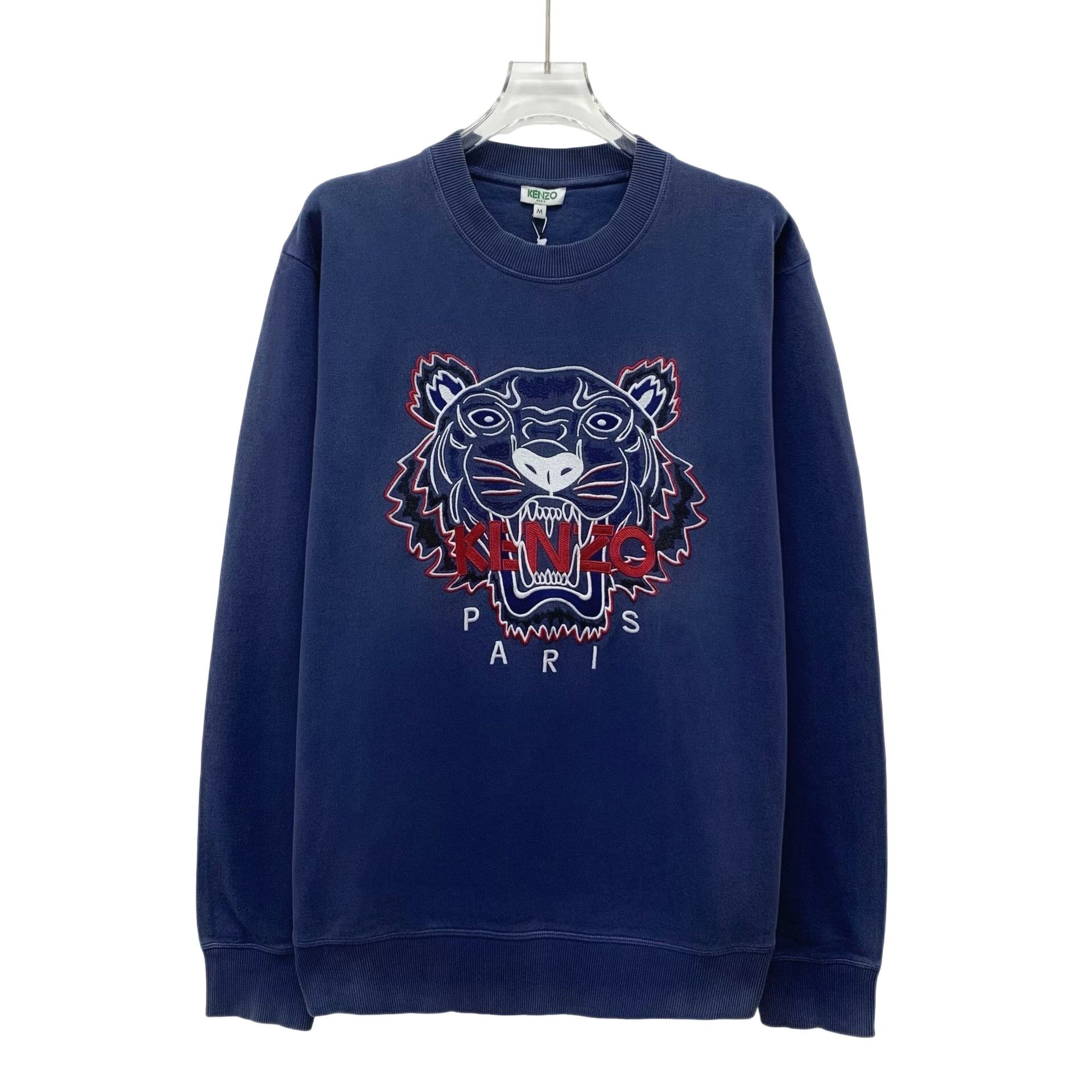 Kenzo Kenzo Tiger Logo Embroidered Sweatshirt M Size US M / EU 48-50 / 2 - 1 Thumbnail