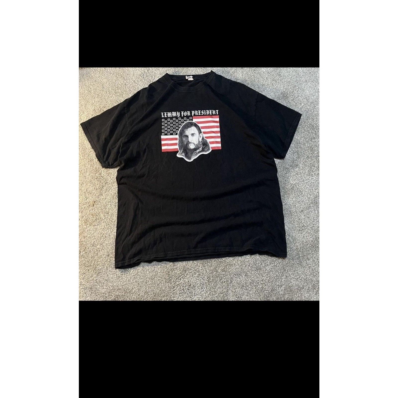 Gildan Motörhead Lemmy Kilmister Mens XL Vintage t-shirt faded 90s Size US XL / EU 56 / 4 - 2 Thumbnail