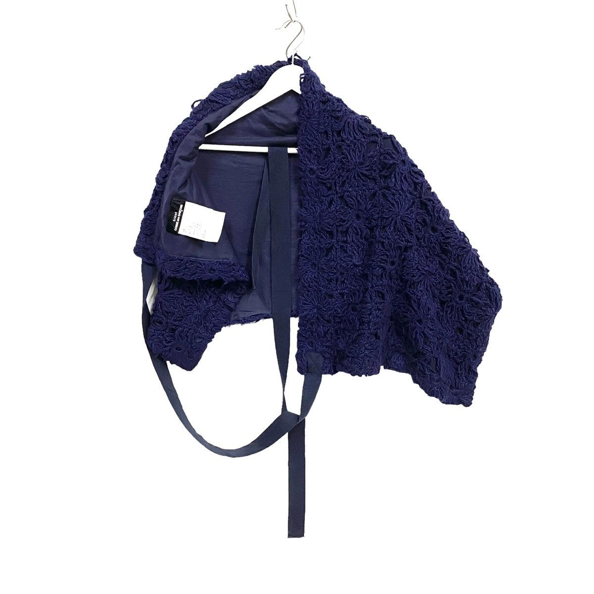 Tricot Comme des Garcons tricot COMME des GARÇONS Wool Floral Knitted Wrap Skirt Size 30" / US 8 / IT 44 - 1 Thumbnail