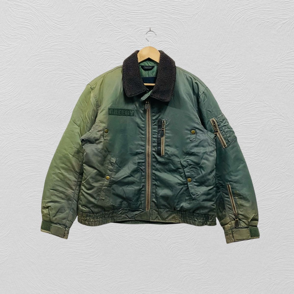 Greedy Genius Vintage greedy jacket liked army jacket Size US XL / EU 56 / 4 - 1 Thumbnail