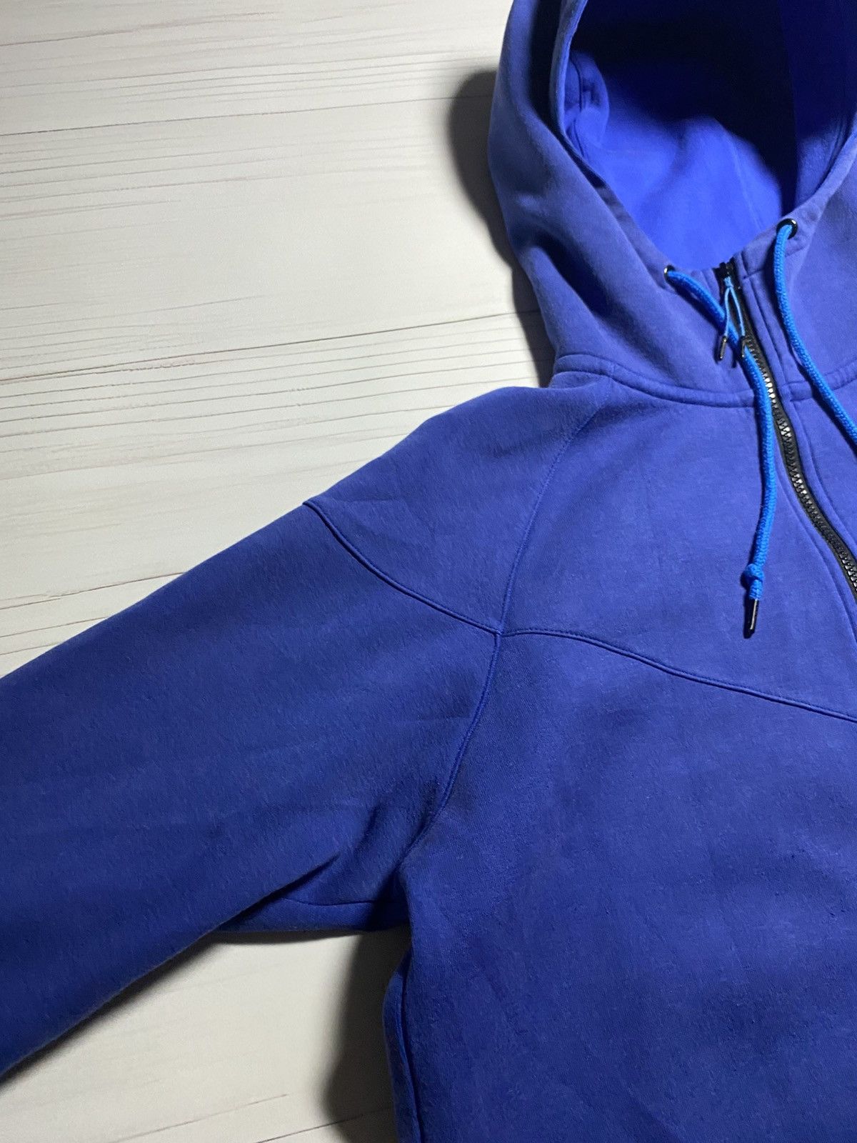 Nike × Vintage Vintage Nike Tach Fleece drill faded y2k zip hoodie Size US L / EU 52-54 / 3 - 9 Thumbnail