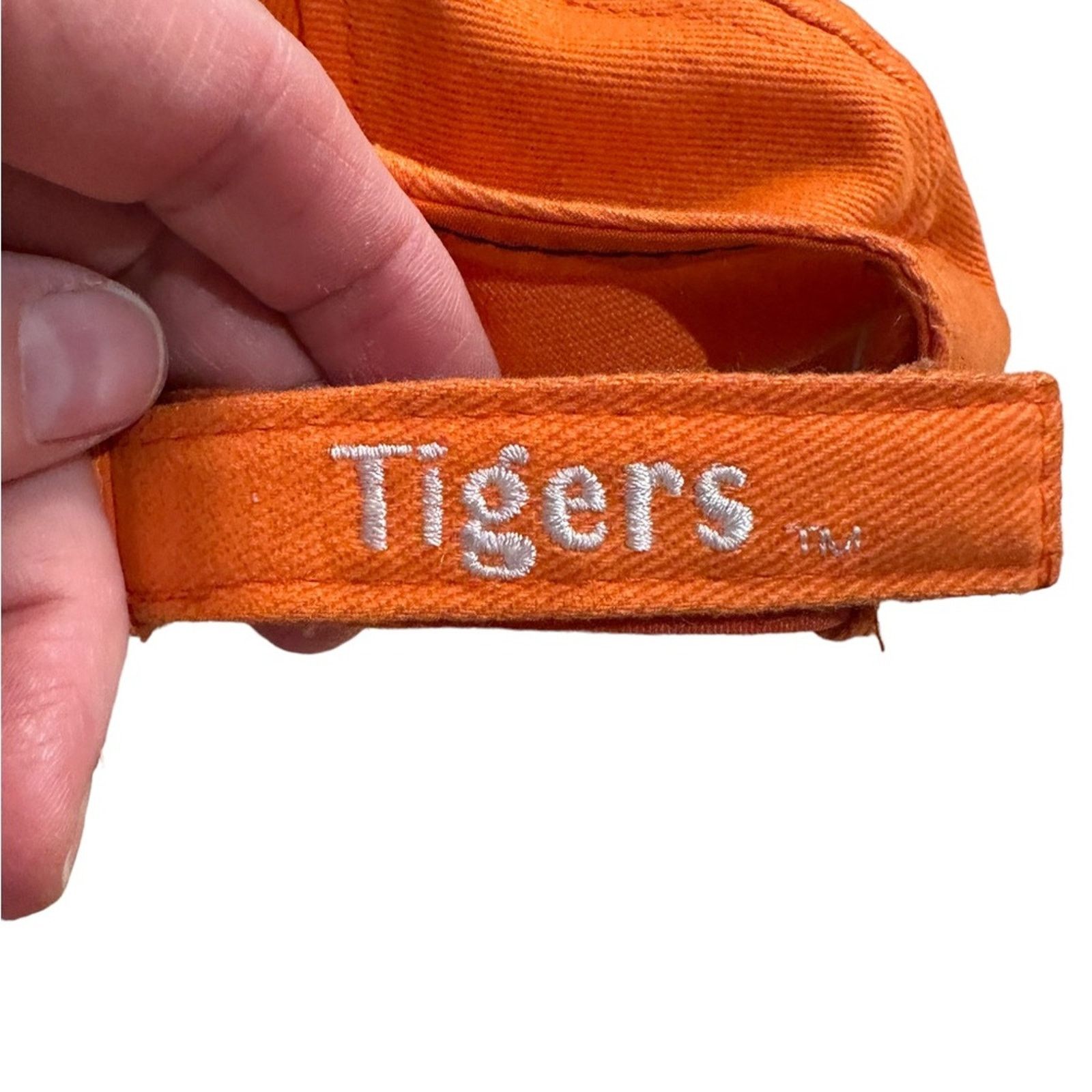 NCAA Clemson Tigers Orange Embroidered Logos NCAA Hat/Cap Size ONE SIZE - 3 Thumbnail