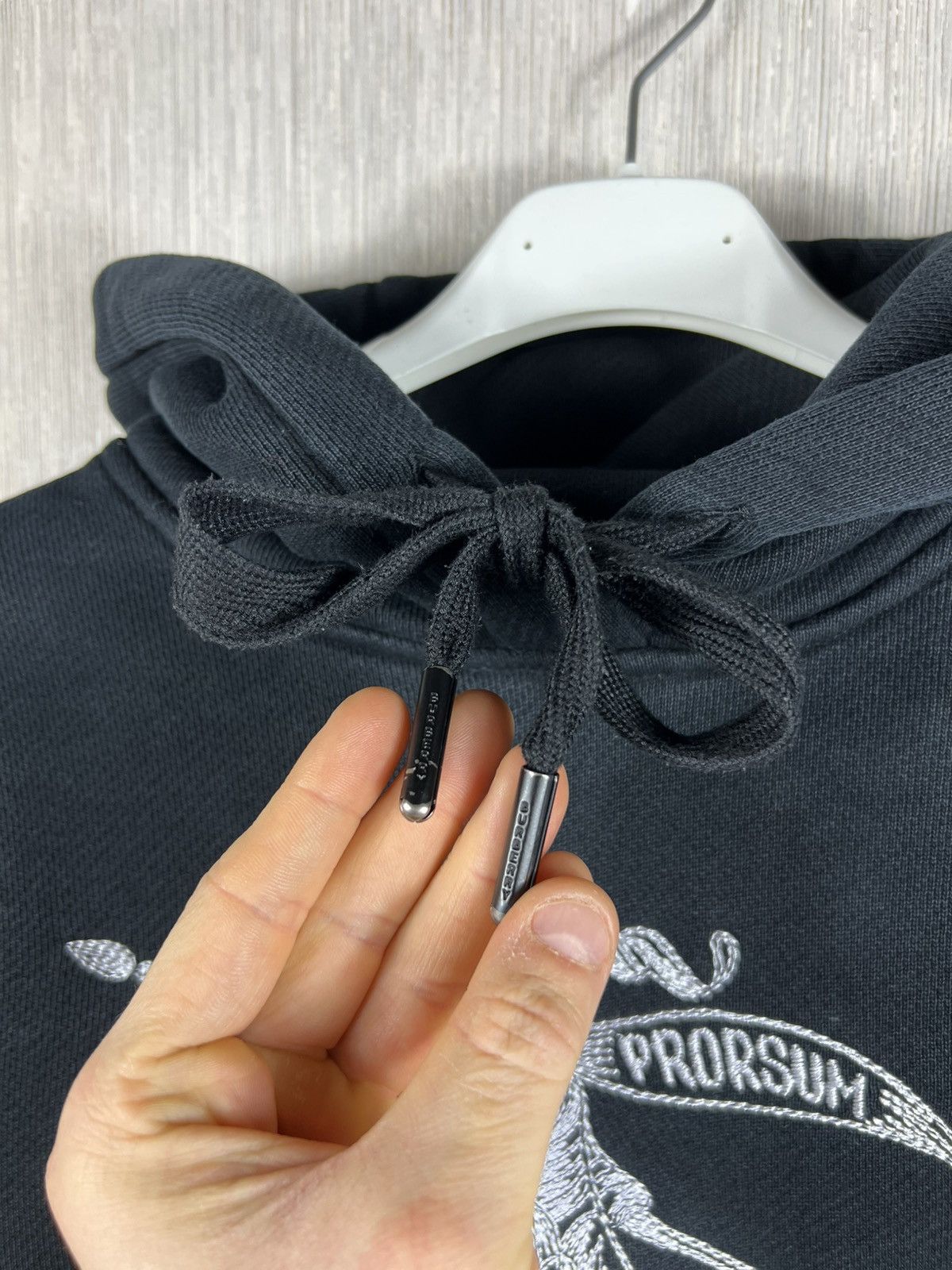 Burberry London big logo knight prorsum embroidered hoodie
