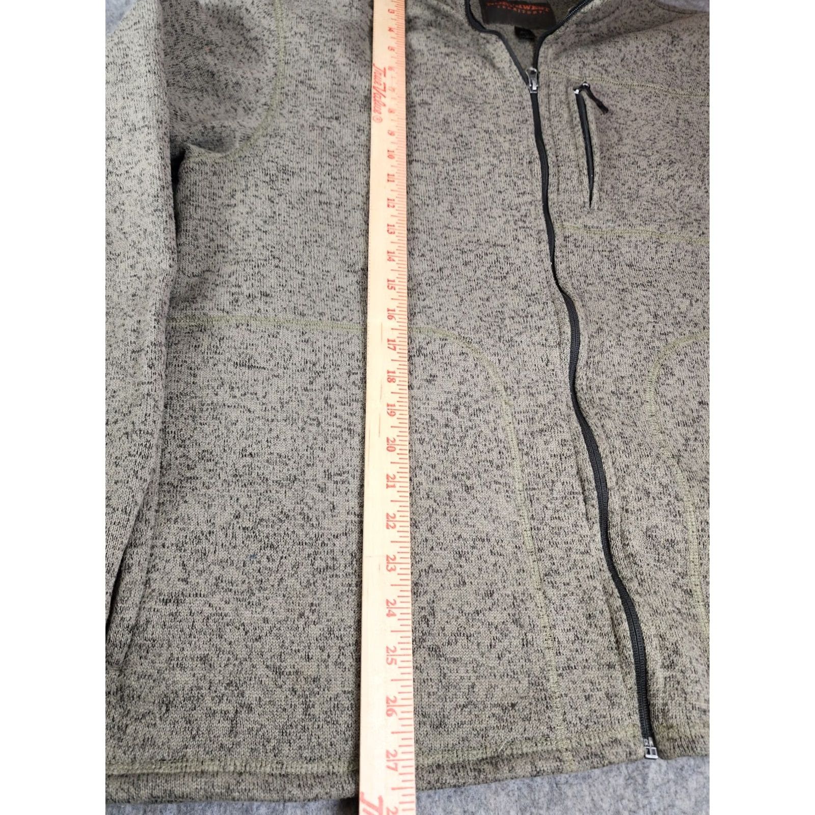 Vintage Northwest Territory Jacket Mens XL Green Full Zip Fleece Long Sleeve Regular 1/4 Zip Coat Coat Casual Winter Fall Spring Size US XL / EU 56 / 4 - 6 Thumbnail