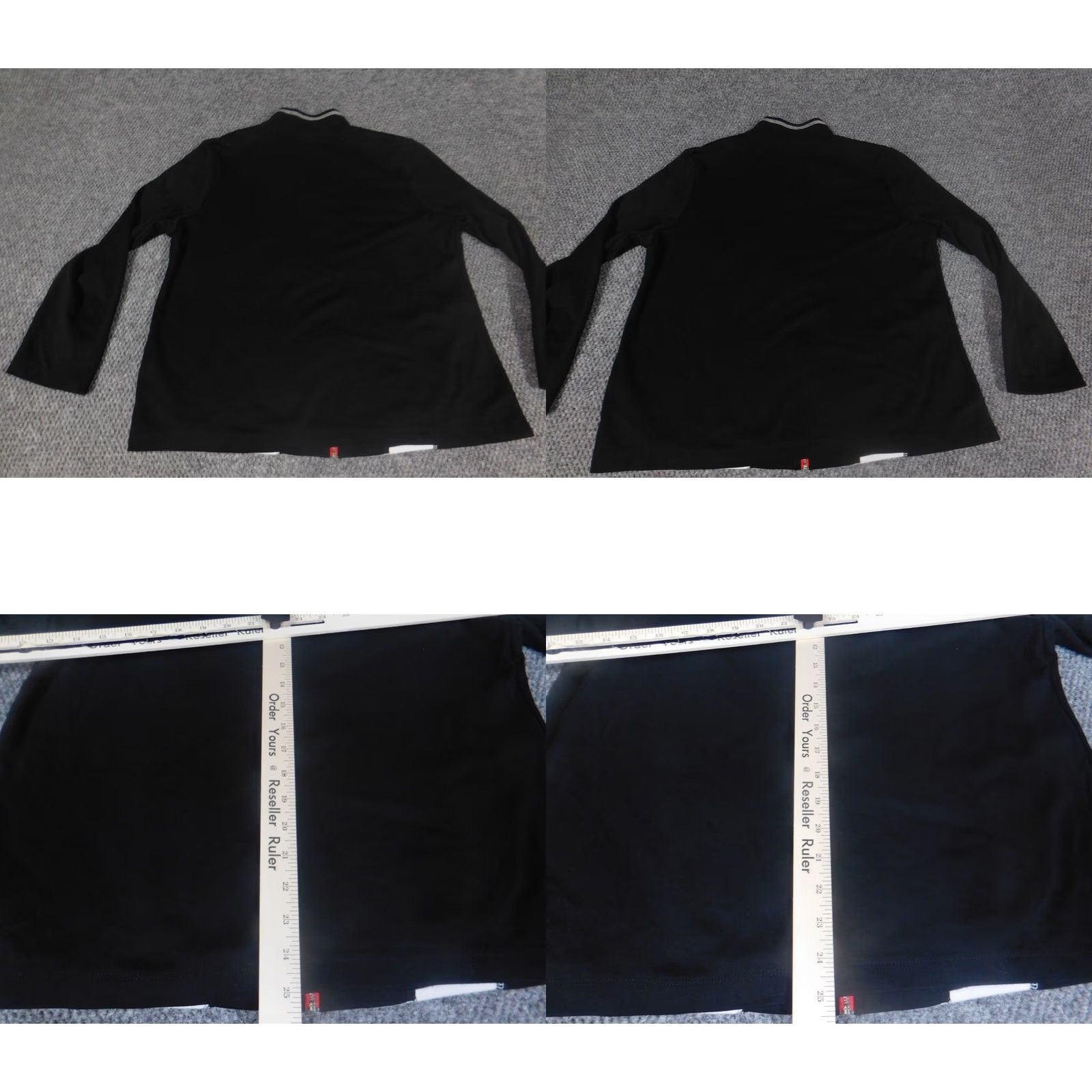 Vintage Alfred Dunner Shirt Sweater 12 Women Black Striped Mock Neck Full Zip Casual Modern 12 Womens Regular Size XL / US 12-14 / IT 48-50 - 8 Thumbnail