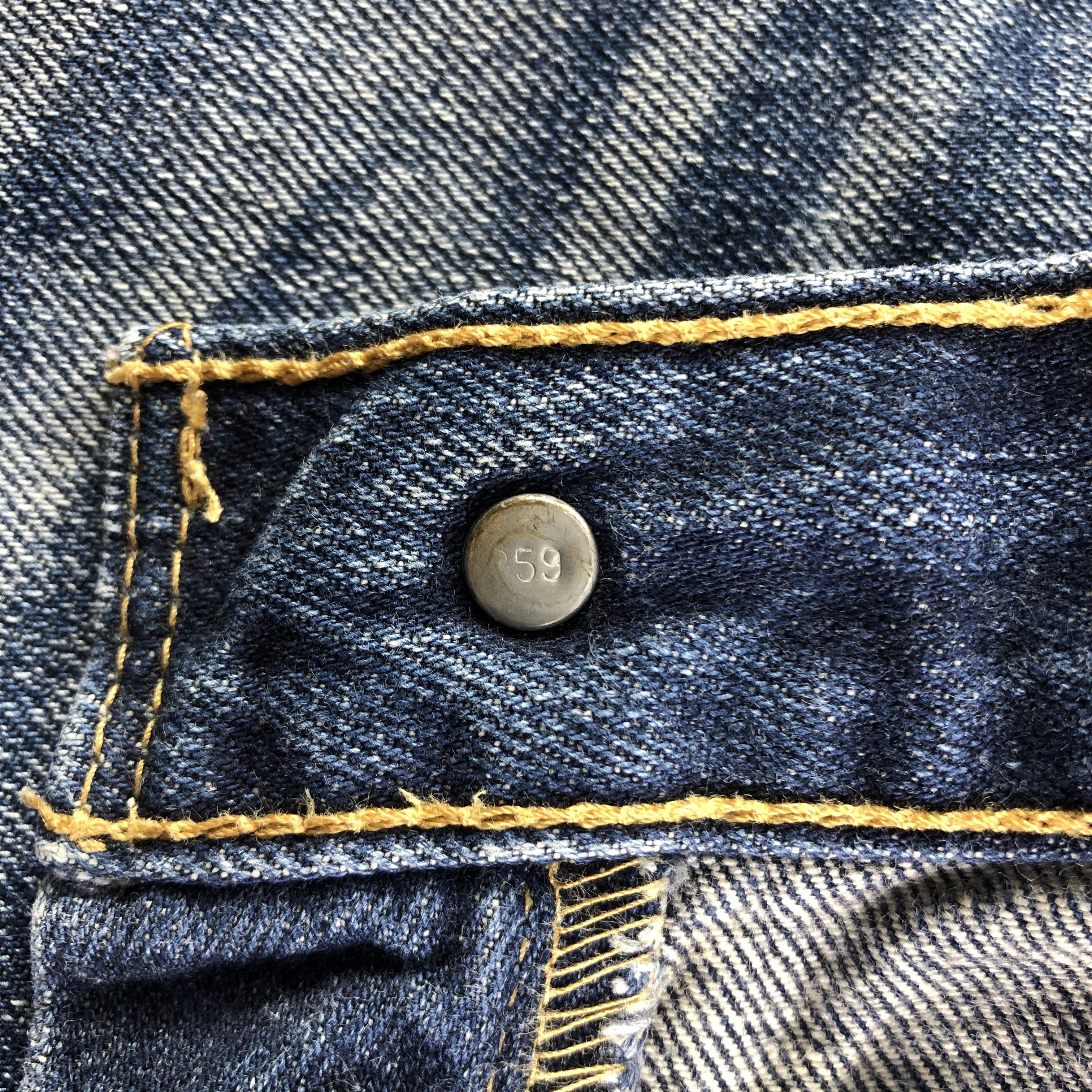 Levi's Vintage Blue Wash Levis 501 Jeans-JM3313 Size US 31 - 11 Thumbnail