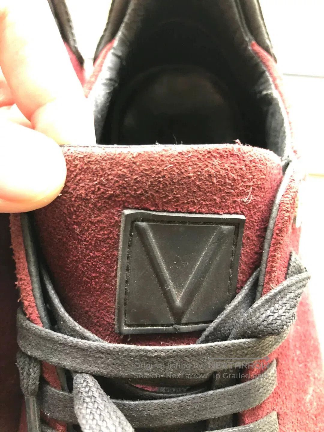 Louis Vuitton Louis Vuitton Men's Burgundy Sneakers. Size US 8 / EU 41 - 8 Thumbnail