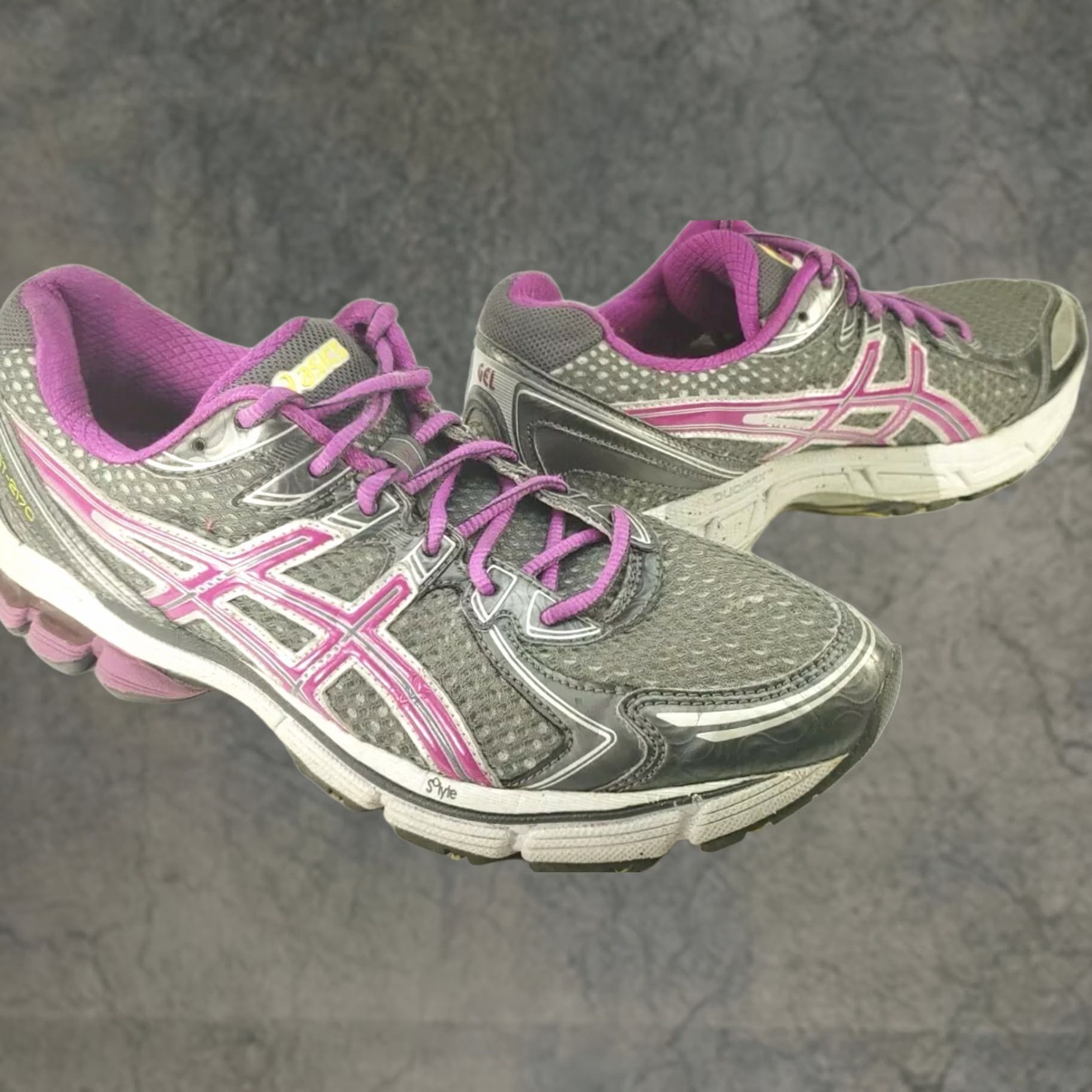 Asics ASICS Gel GT 2170 Gray & Purple Running Shoes Women's 9 EUR 40.5 Athletic Shoes Casual Shoes Size US 9 / IT 39 - 1 Thumbnail