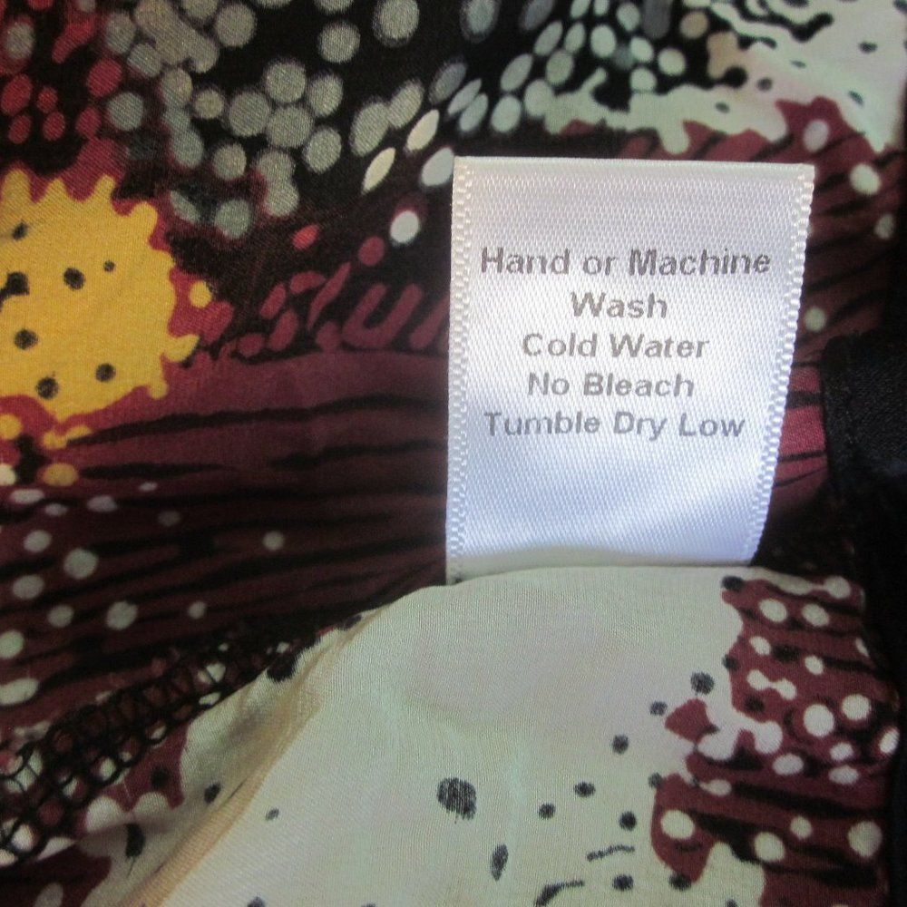 Vintage Aubergine 100% Silk Blouse Size M Size M / US 6-8 / IT 42-44 - 7 Thumbnail