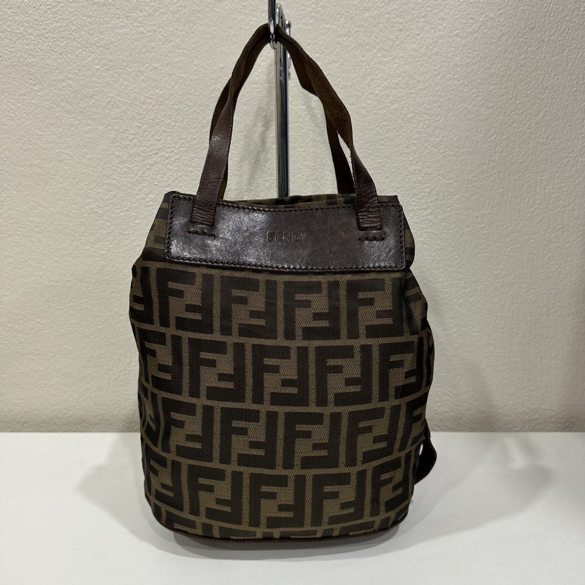 Fendi ‼️YES‼️ VINTAGE FENDI ZUCCA FF FOLDABLE MINI BAG Size ONE SIZE - 2 Thumbnail