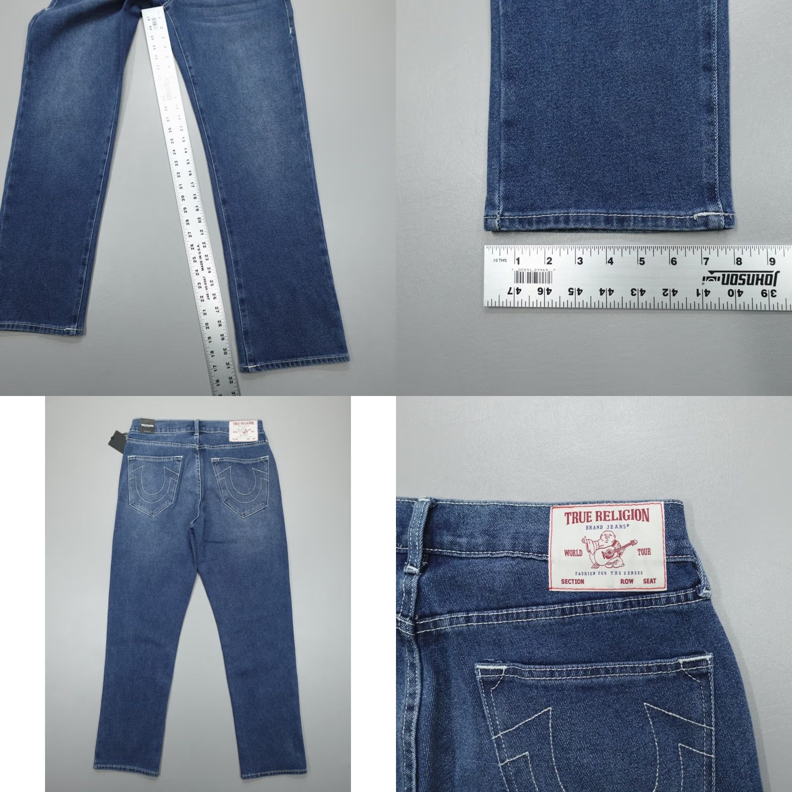 True Religion True Religion Bobby Baggy SN NF Bootcut Jeans Men's Size 30x32 Rustic Barn Wash Denim Size US 32 / EU 48 - 8 Thumbnail