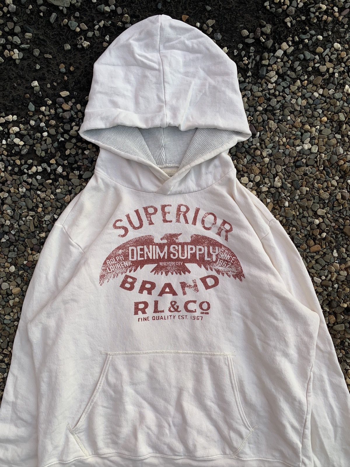 Denim & Supply Ralph Lauren Denim & Supply Ralph Lauren Pullover Hooded Sweatshirt Size US XL / EU 56 / 4 - 2 Thumbnail