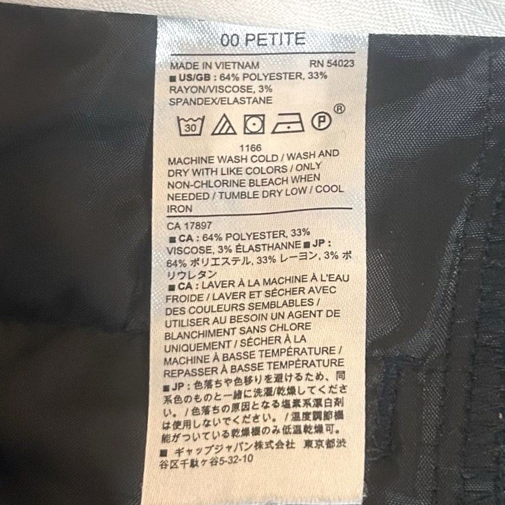 Banana Republic Banana Republic Avery Ankle Pants 00P Petite Blue Check Dry Hem Pants Women Size 24" / US 00 / IT 34 - 4 Thumbnail