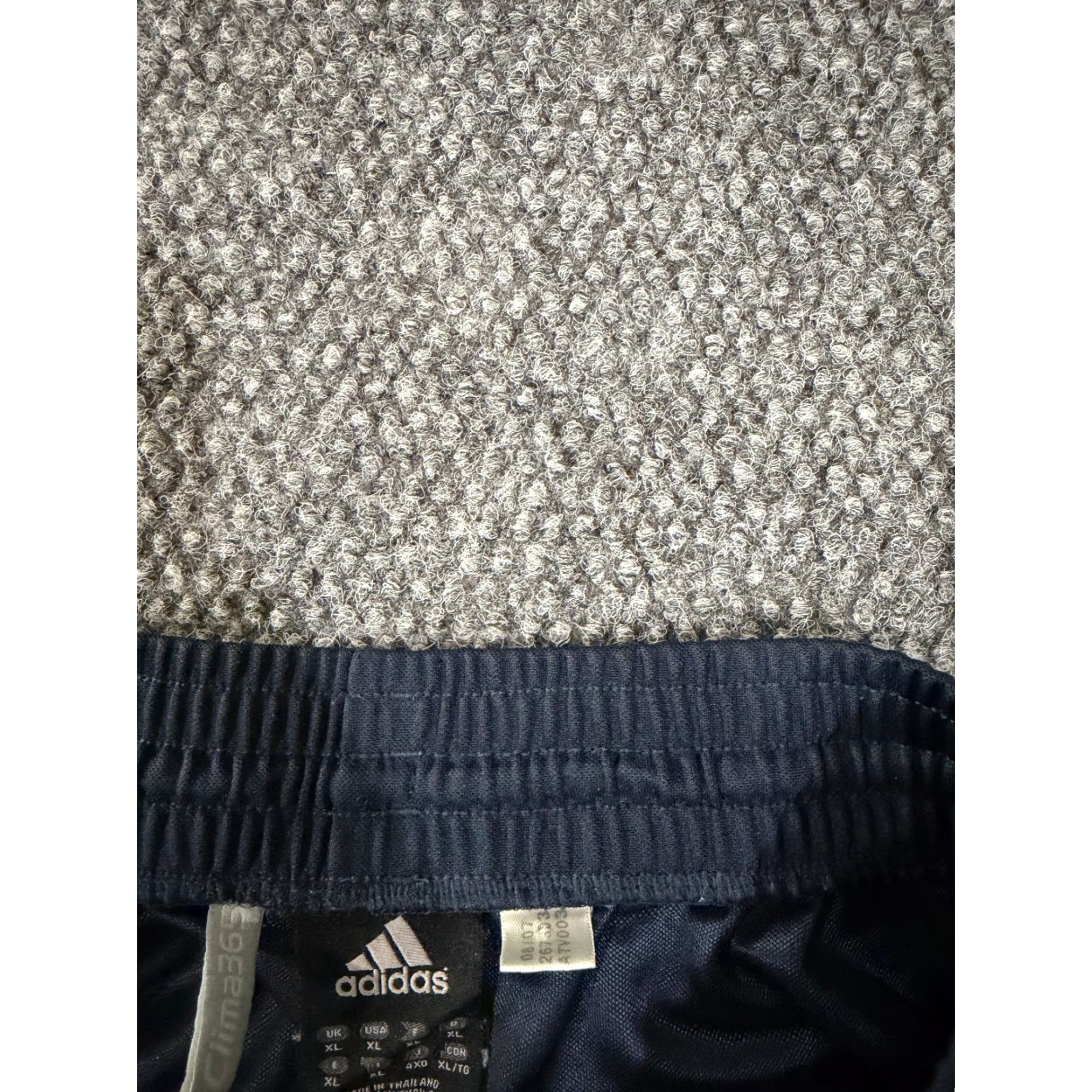Adidas Adidas Track Pants Mens XL Blue Striped Athletic Training Soccer Pants Size US 36 / EU 52 - 5 Thumbnail