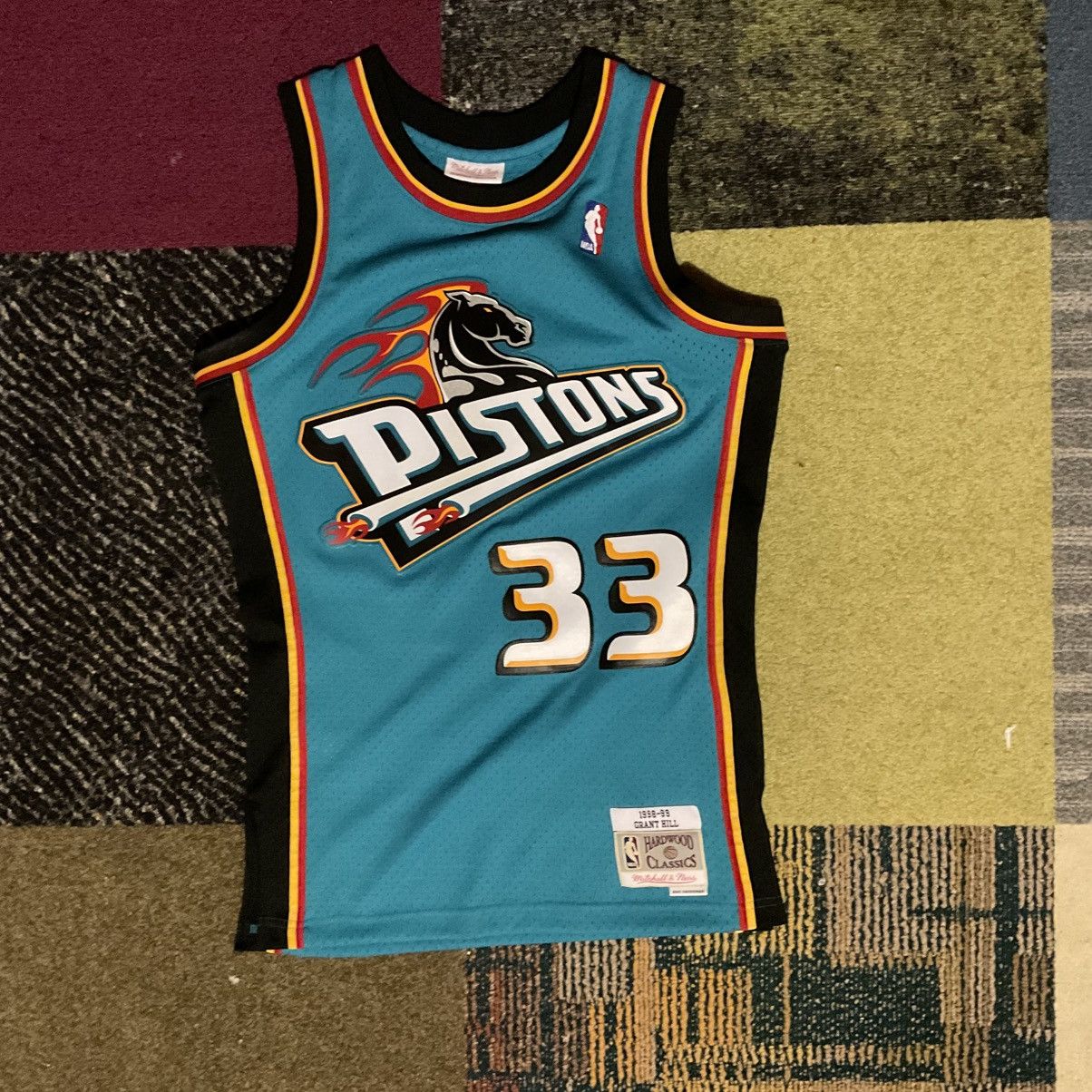 Mitchell & Ness Detroit Pistons Grant Hill Jersey | Size: S Size US S / EU 44-46 / 1 - 2 Thumbnail