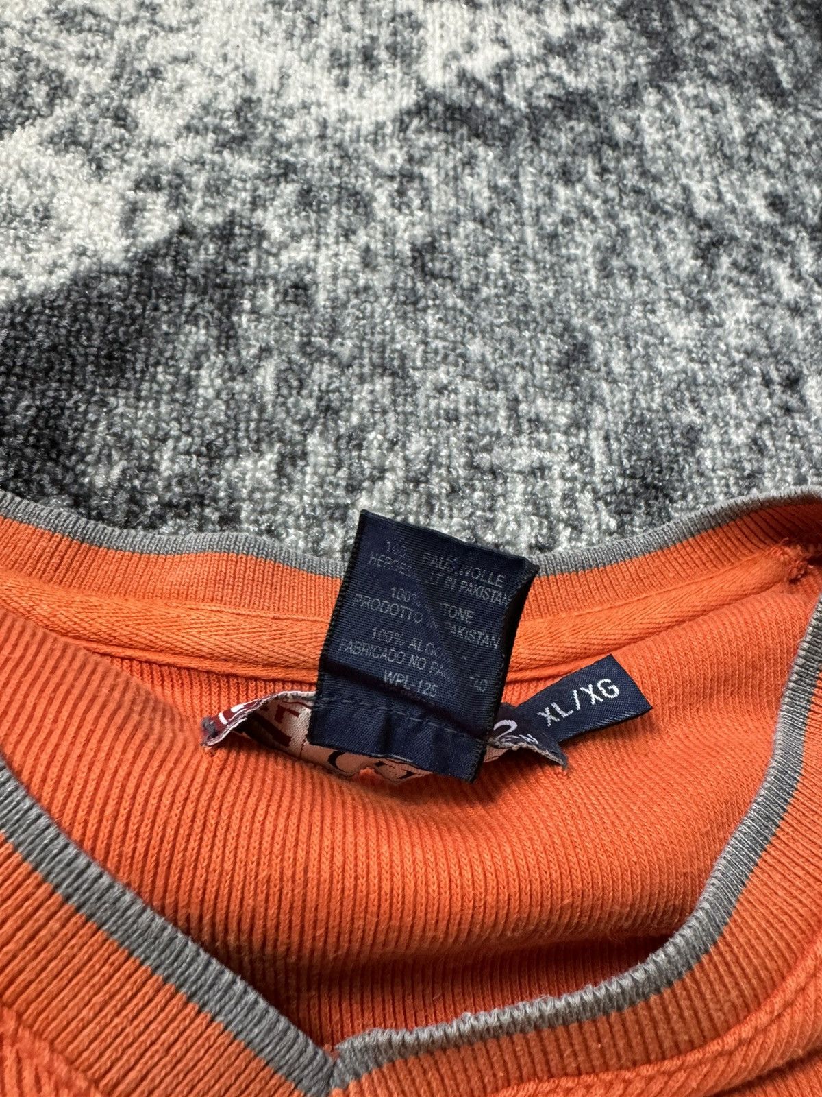 Chaps × Chaps Ralph Lauren × Vintage Vintage Chaps Ralph Lauren Sweatshirt Orange V-Neck Sweater Size US XL / EU 56 / 4 - 4 Thumbnail