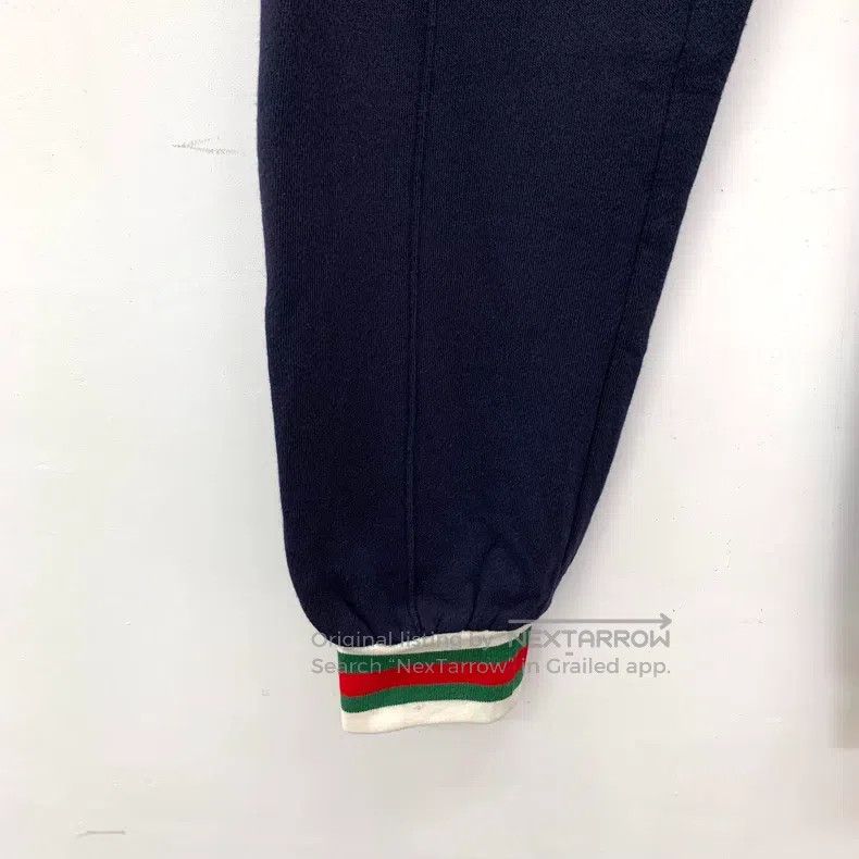 Gucci Gucci Size S 23 dark blue logo embroidered cotton casual tr Size US 29 - 5 Thumbnail
