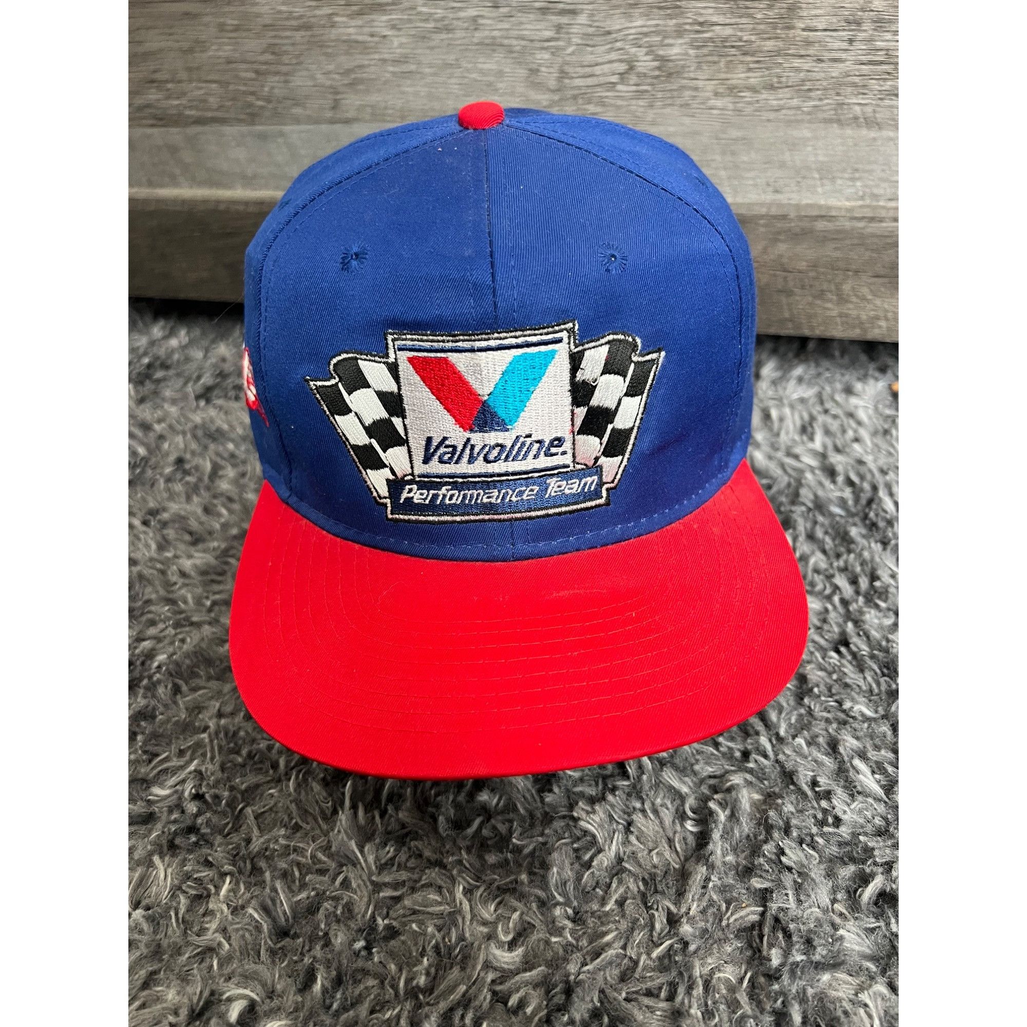 Other Vintage Checkered Flag Mark Martin Valvoline Snapback Hat A1 ...