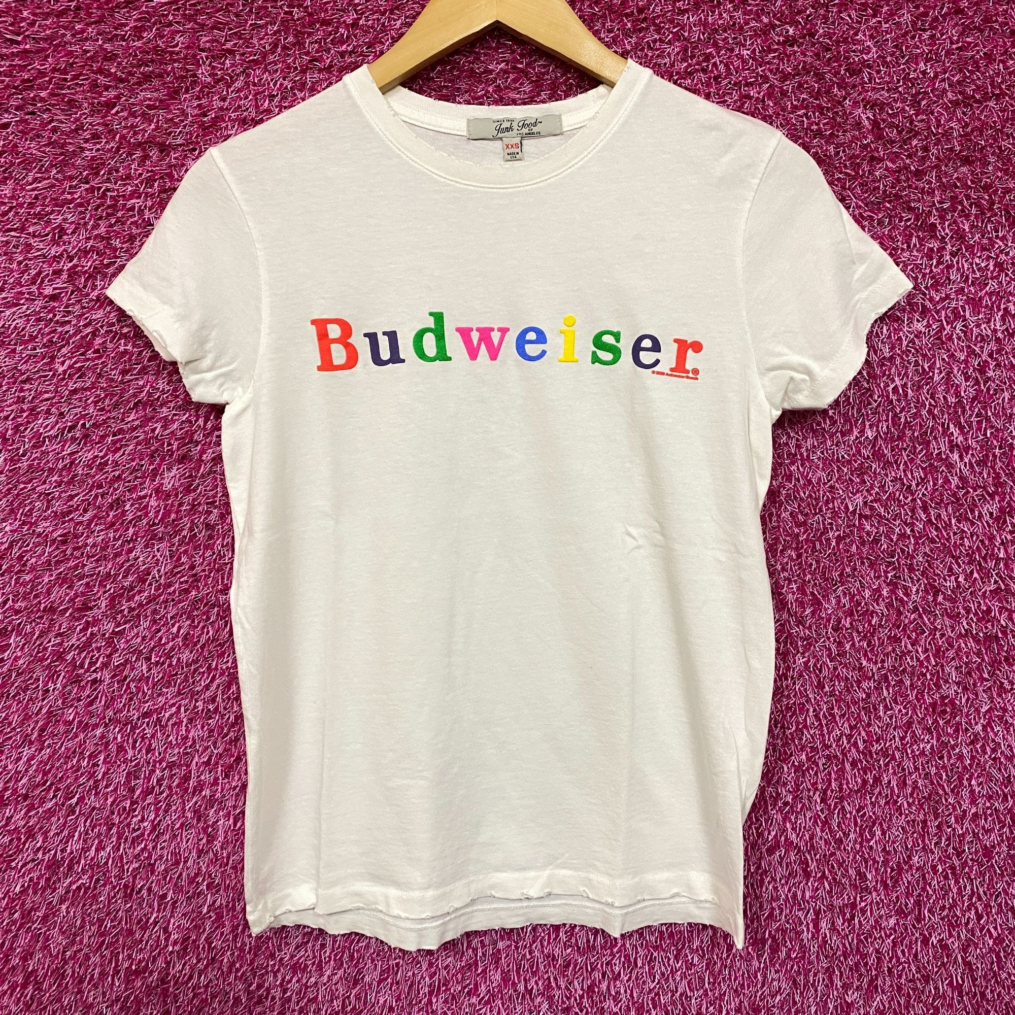 Budweiser Budweiser Logo Graphic Design T-Shirt XXS Size US XXS / EU 40 - 1 Thumbnail