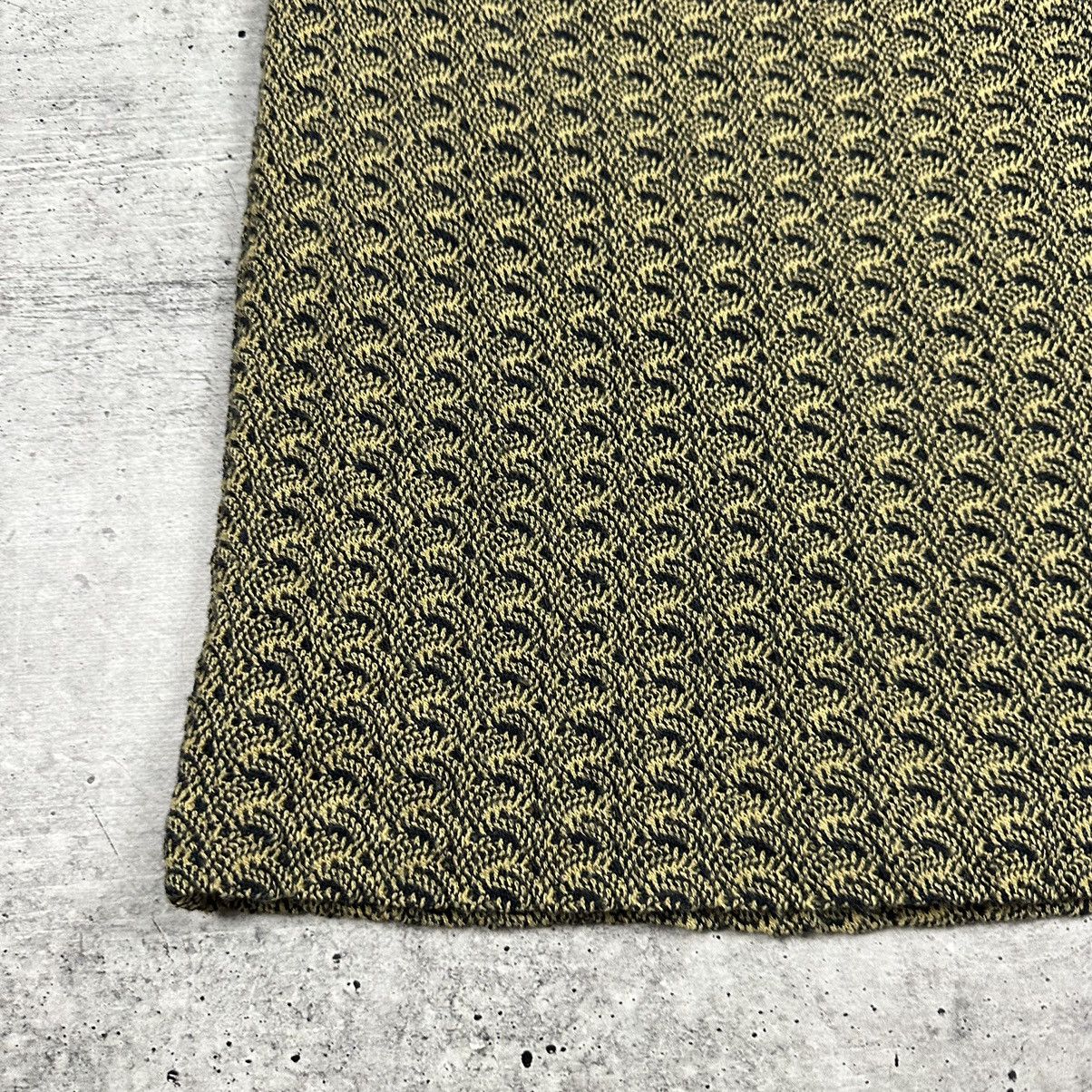 Missoni Vintage Missoni Sport Mini Skirt Zigzag Design Wool Gold Size 28" / US 6 / IT 42 - 5 Thumbnail