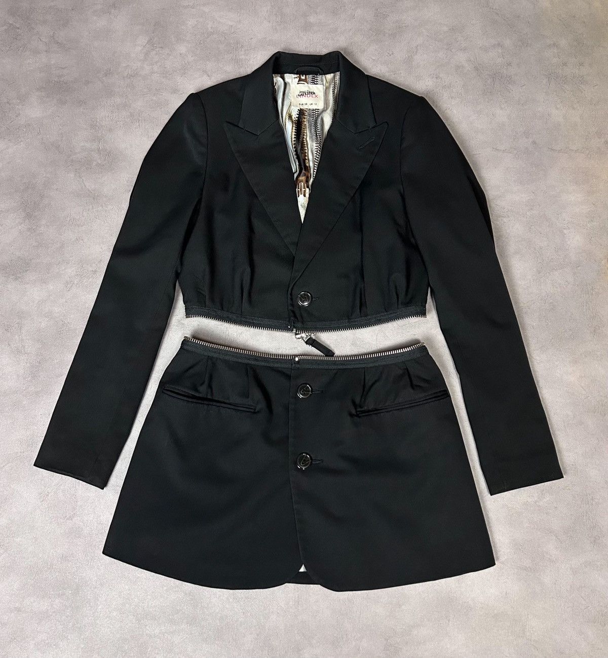 Jean Paul Gaultier Jean Paul Gaultier & Lindex Women's Blazer Black Size:38 Size M / US 6-8 / IT 42-44 - 3 Thumbnail