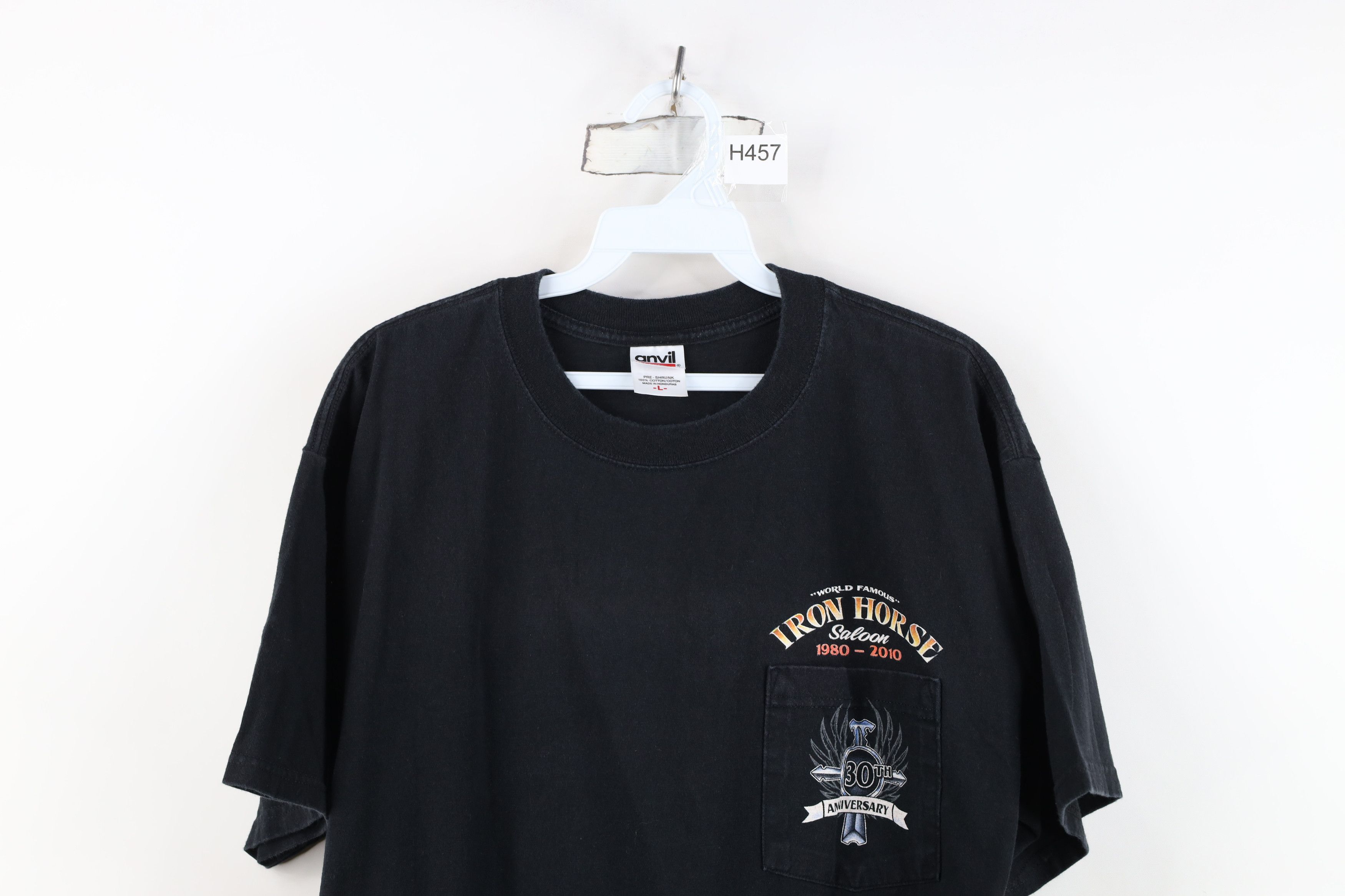 Vintage Vintage Y2K Iron Horse Saloon Tribal Sword T-Shirt Black Size US L / EU 52-54 / 3 - 2 Thumbnail