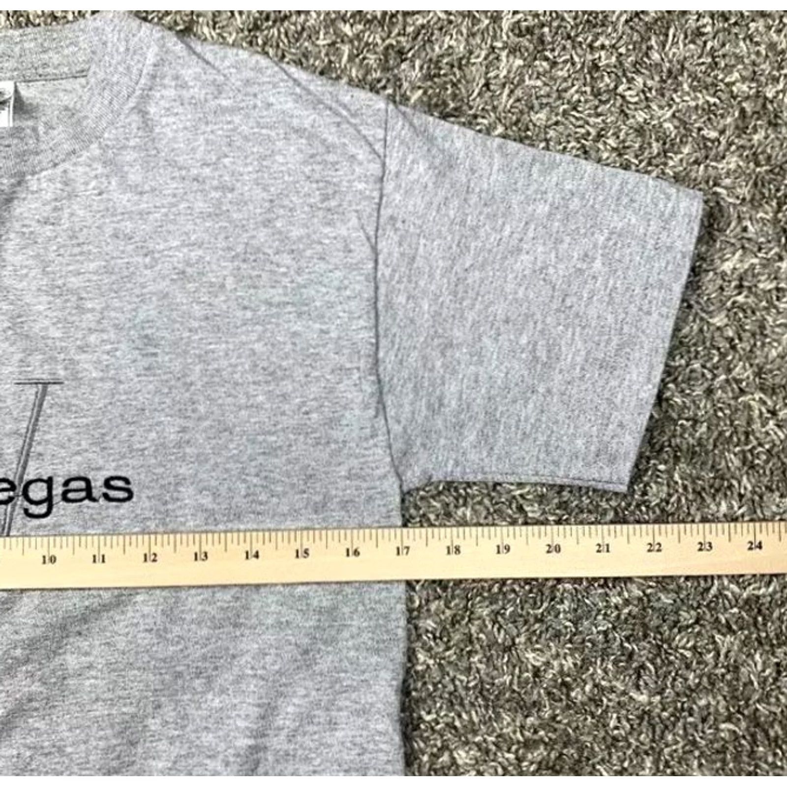 Vintage Las Vegas Gray T Shirt Small Embroidered Spellout Men Shirt Short Sleeve Crew Neck Cotton Polyester Alstyle Size S Size US S / EU 44-46 / 1 - 5 Thumbnail