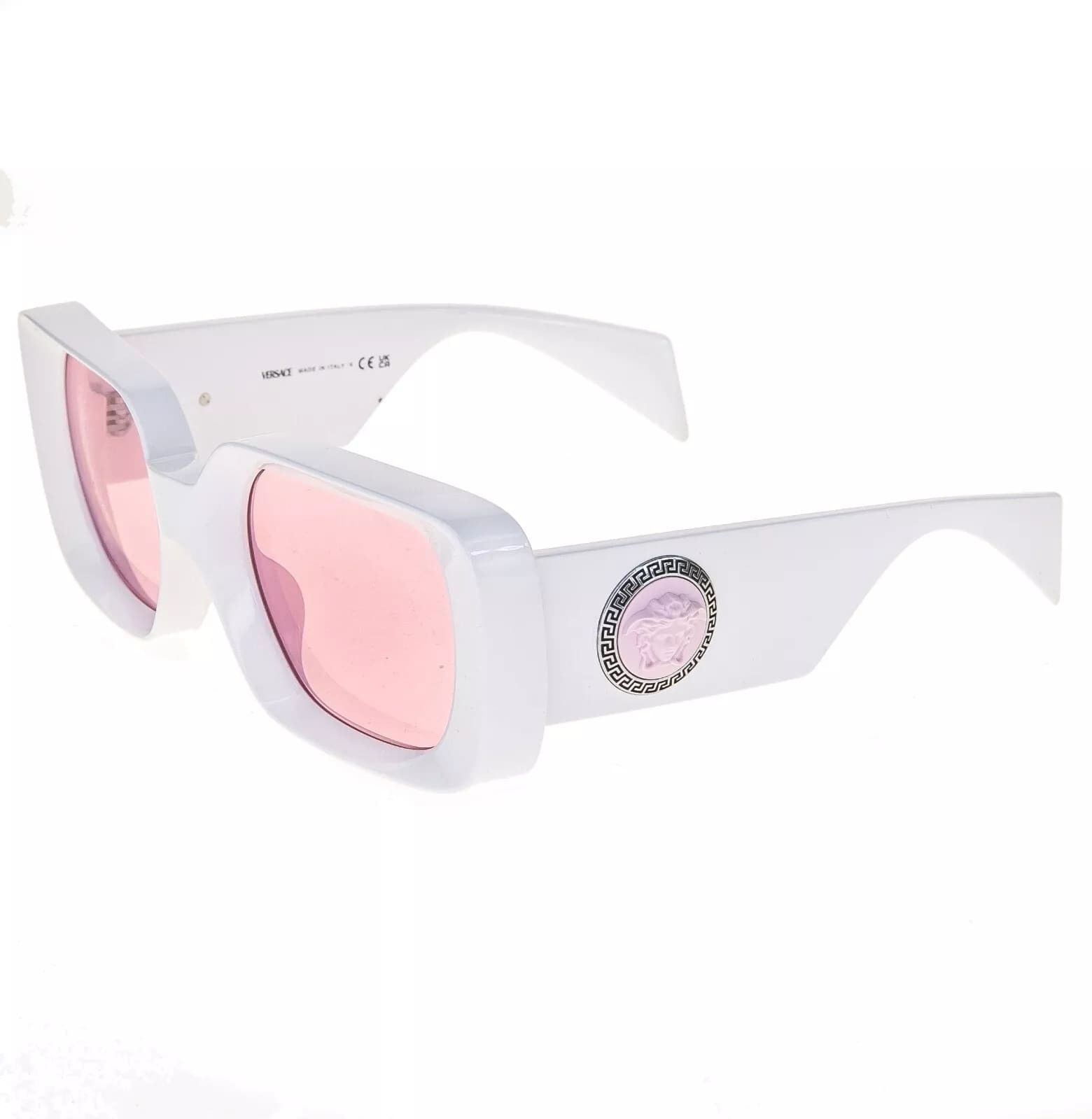 Versace VERSACE MEDUSA MEDALLION 4473 White VE4473 Unisex Sunglass Size ONE SIZE - 4 Thumbnail