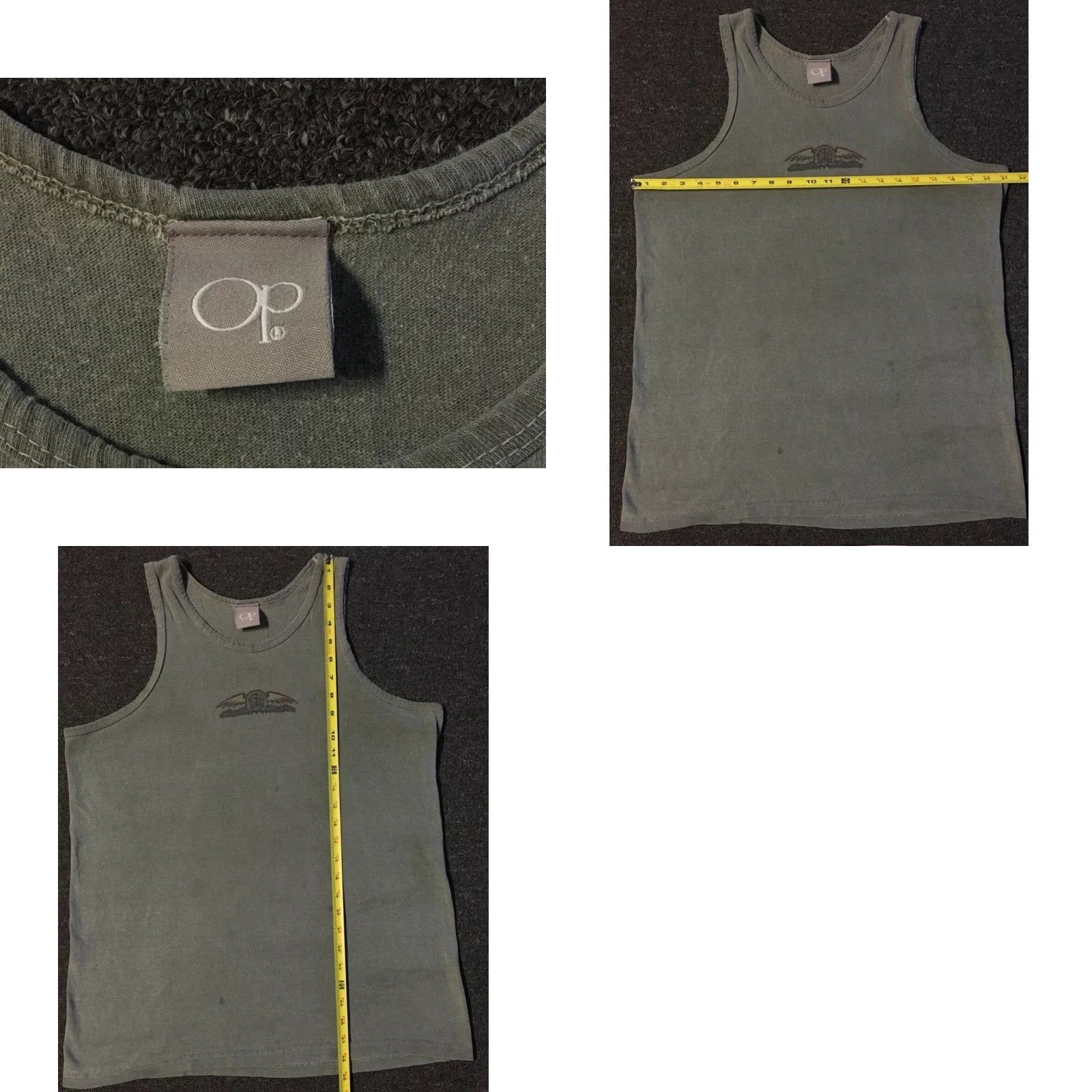 Billabong VINTAGE Ocean Pacific 90s Faded Distress Tank Top L Green Billabong Men T-Shirt Graphic Tee Surf Surfing Beach Ocean Pacific Grunge 90s Mens Size US L / EU 52-54 / 3 - 9 Thumbnail