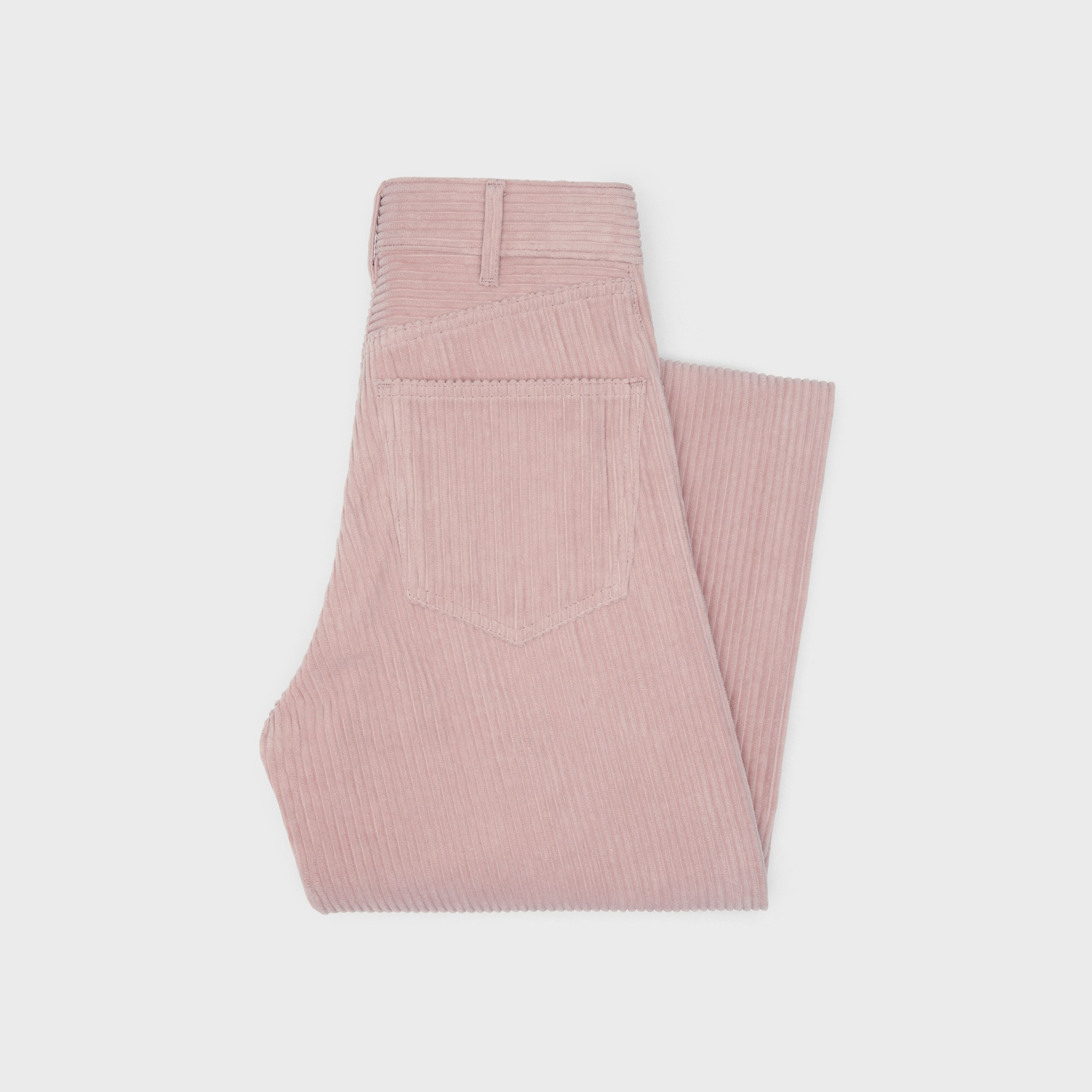 Celine o1w1db11124 Corduroy Kitty Jeans in Pink Size 26" / US 2 / IT 38 - 2 Thumbnail