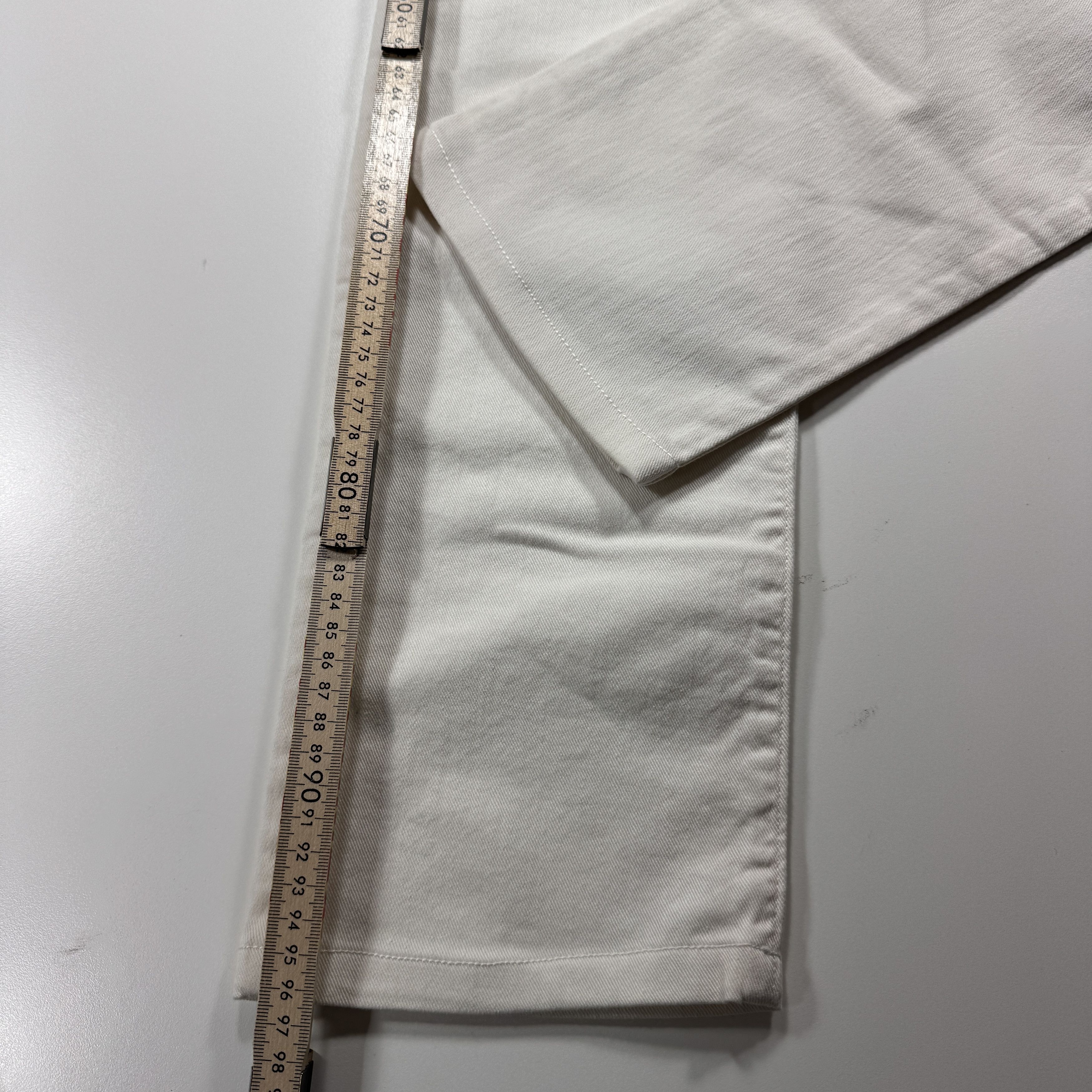 Valentino Valentino White Slim Crop Jeans Size 30" / US 8 / IT 44 - 6 Thumbnail