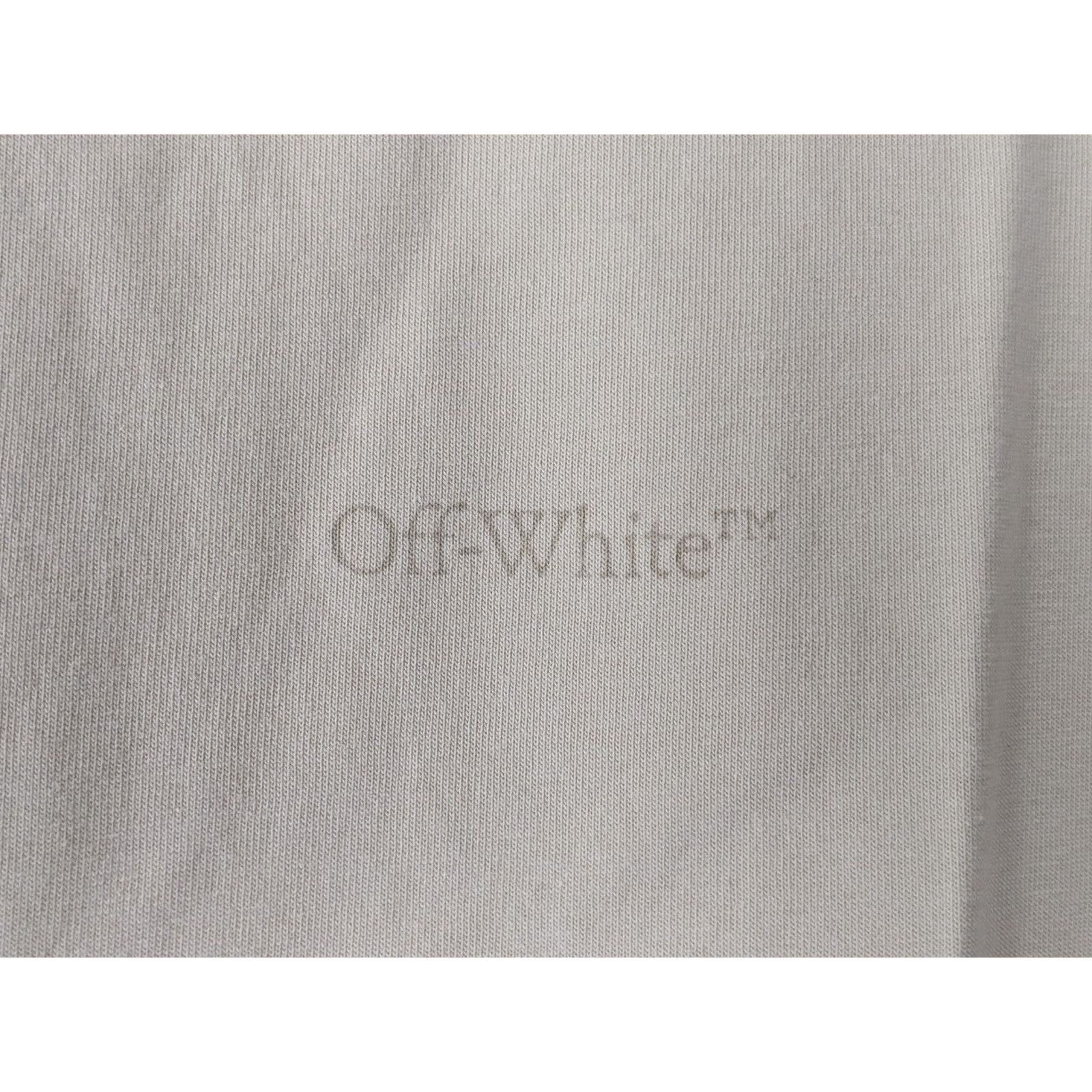 Off-White o1rshd1 Scribble Carry Over Skate T-Shirt in Ivory/Beige Size US XXL / EU 58 / 5 - 7 Thumbnail