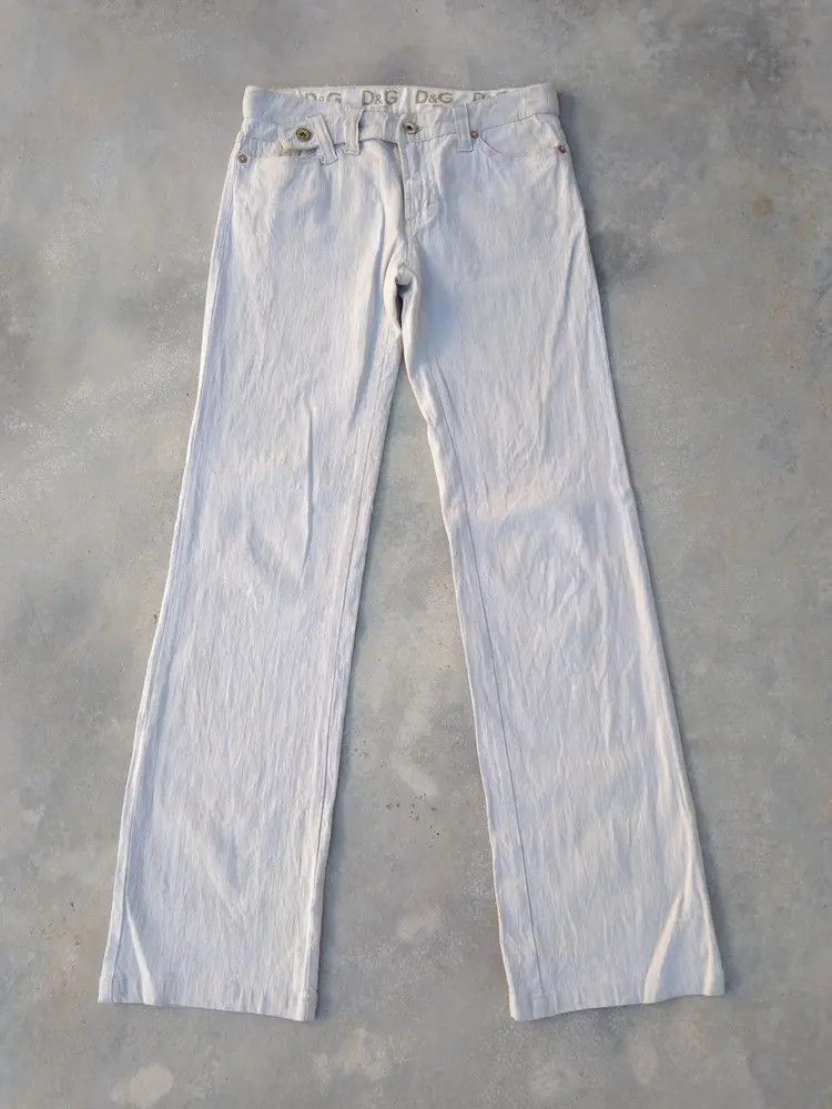 Dolce & Gabbana Vintage Dolce & Gabbana Boot Cut Pants 26x30 Size US 26 / EU 42 - 1 Thumbnail