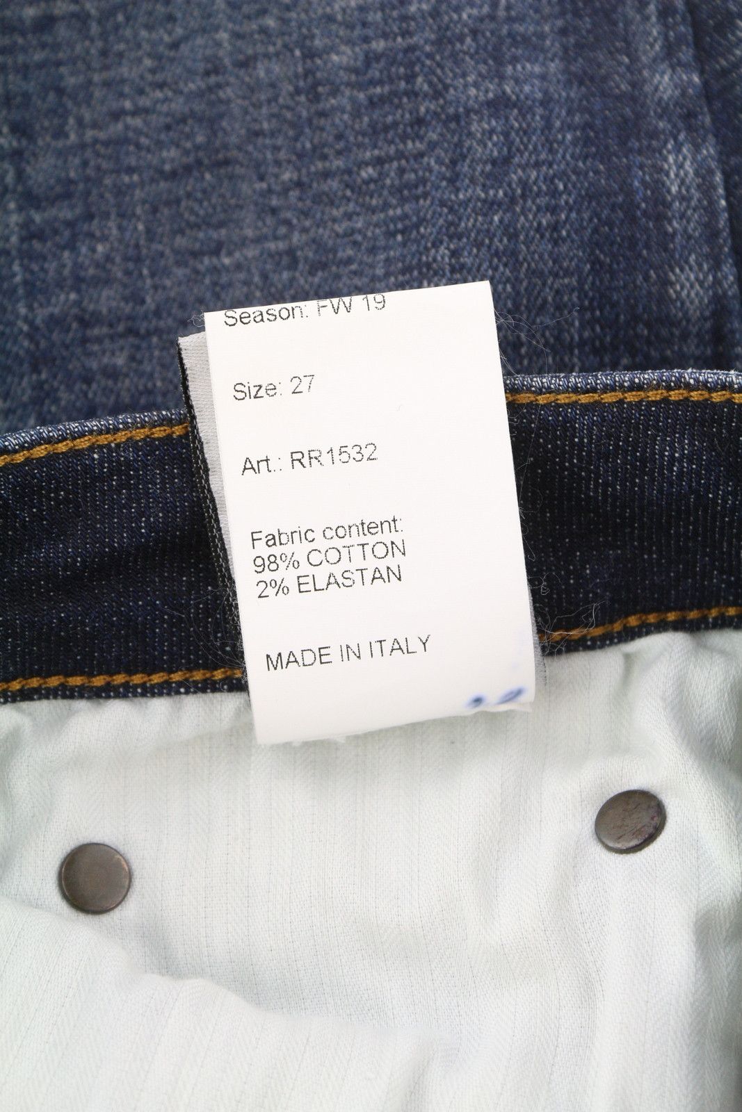 R13 KATE SKINNY CUFF 27 Howel Indigo Faded Distress 86240 Size 27" / US 4 / IT 40 - 9 Thumbnail