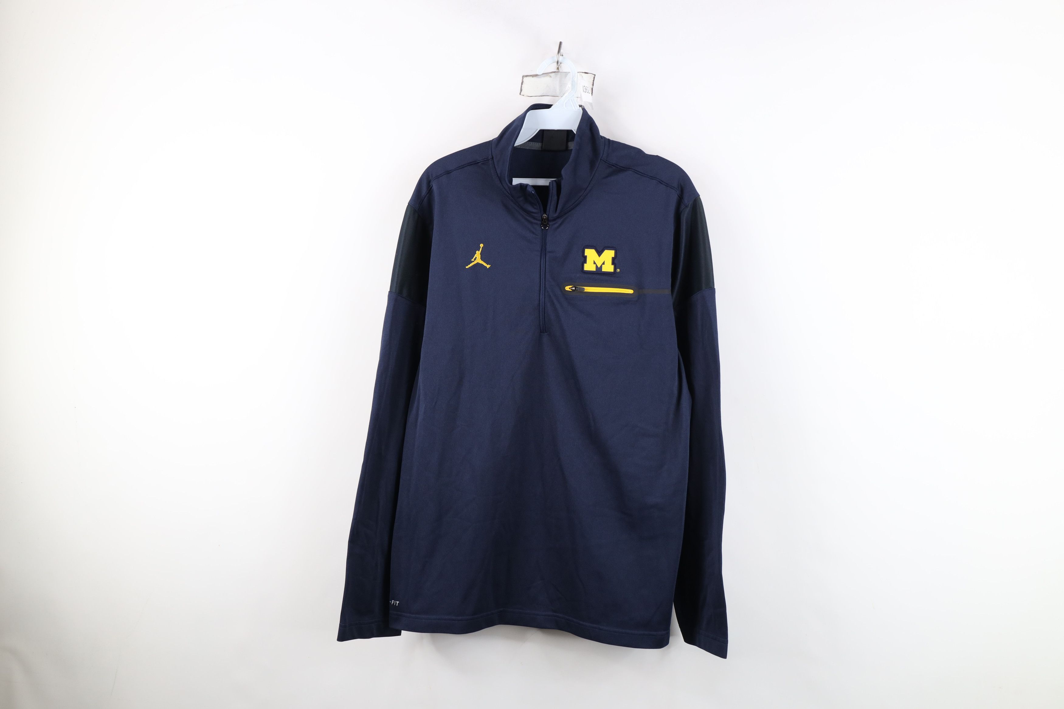 Nike Nike Air Jordan University of Michigan Football Jacket Top Size US L / EU 52-54 / 3 - 1 Thumbnail
