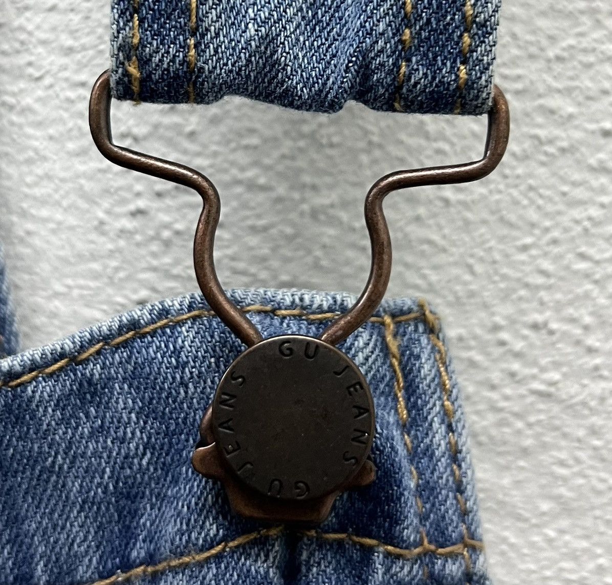 GU × Vintage GU Women's Denim Overalls - Size 3XL Size US 38 / EU 54 - 5 Thumbnail