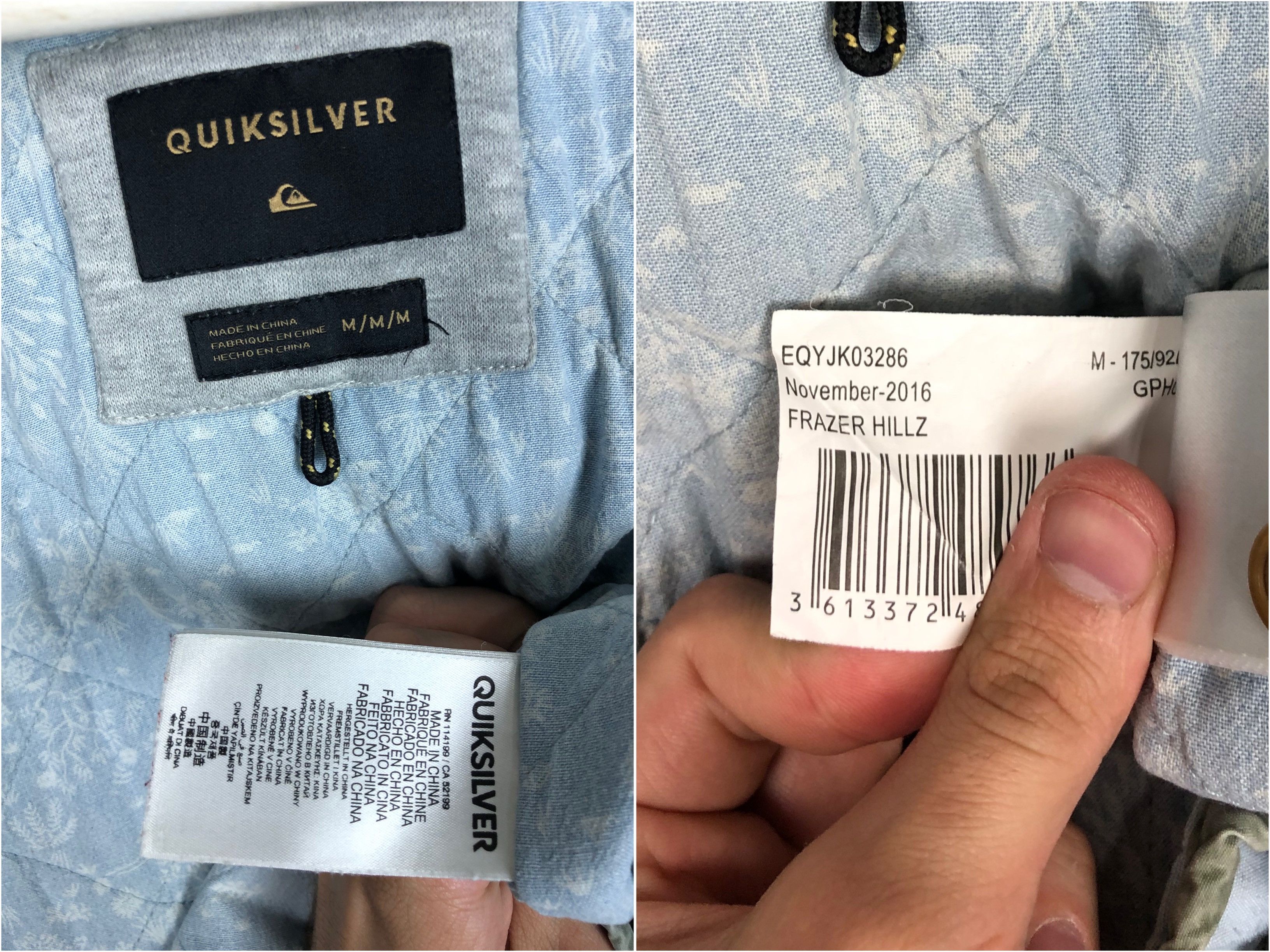 Quicksilver Quiksilver Frazer Hillz Jacket Multipocket Green size M Size US M / EU 48-50 / 2 - 12 Thumbnail