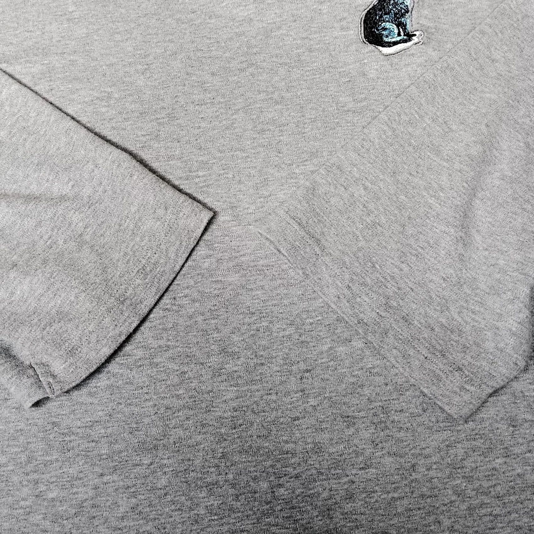 Vintage VINTAGE World Wildlife Federation Shirt Wolf 2XL Henley Gray Nature Animal Size XXL / US 16-18 / IT 52-54 - 4 Thumbnail
