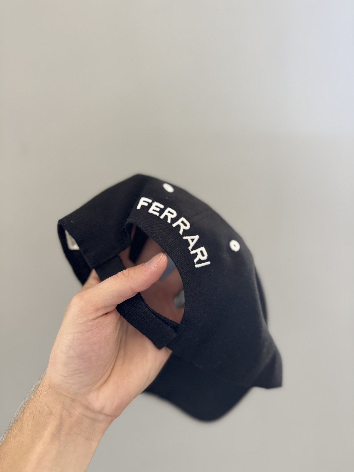 Ferrari Vintage Ferrari Racing Formula One Black Hype Hat Cap Size ONE SIZE - 2 Thumbnail