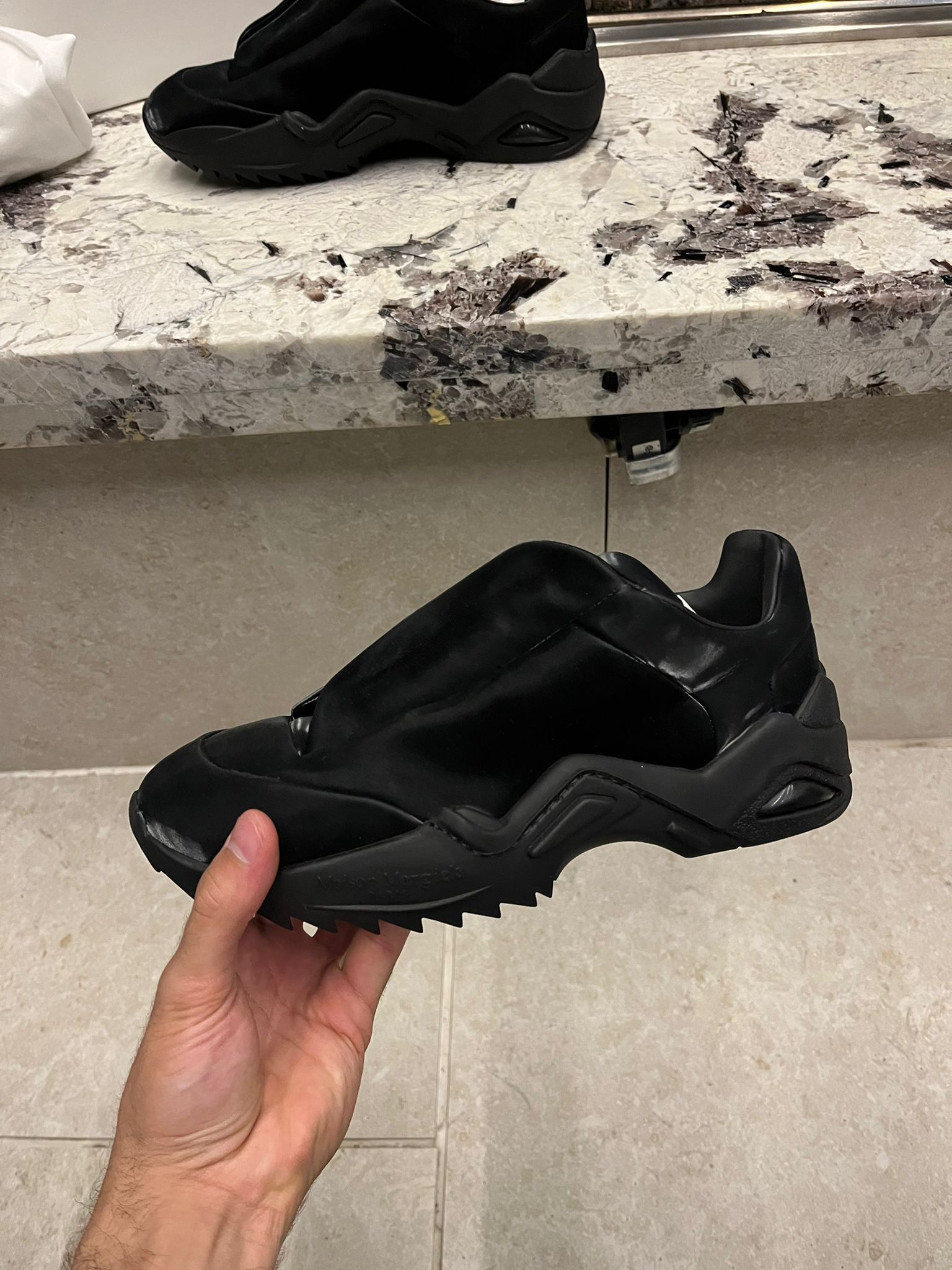 Maison Margiela Low Top Future Sneakers in Black Size US 8 / EU 41 - 8 Thumbnail