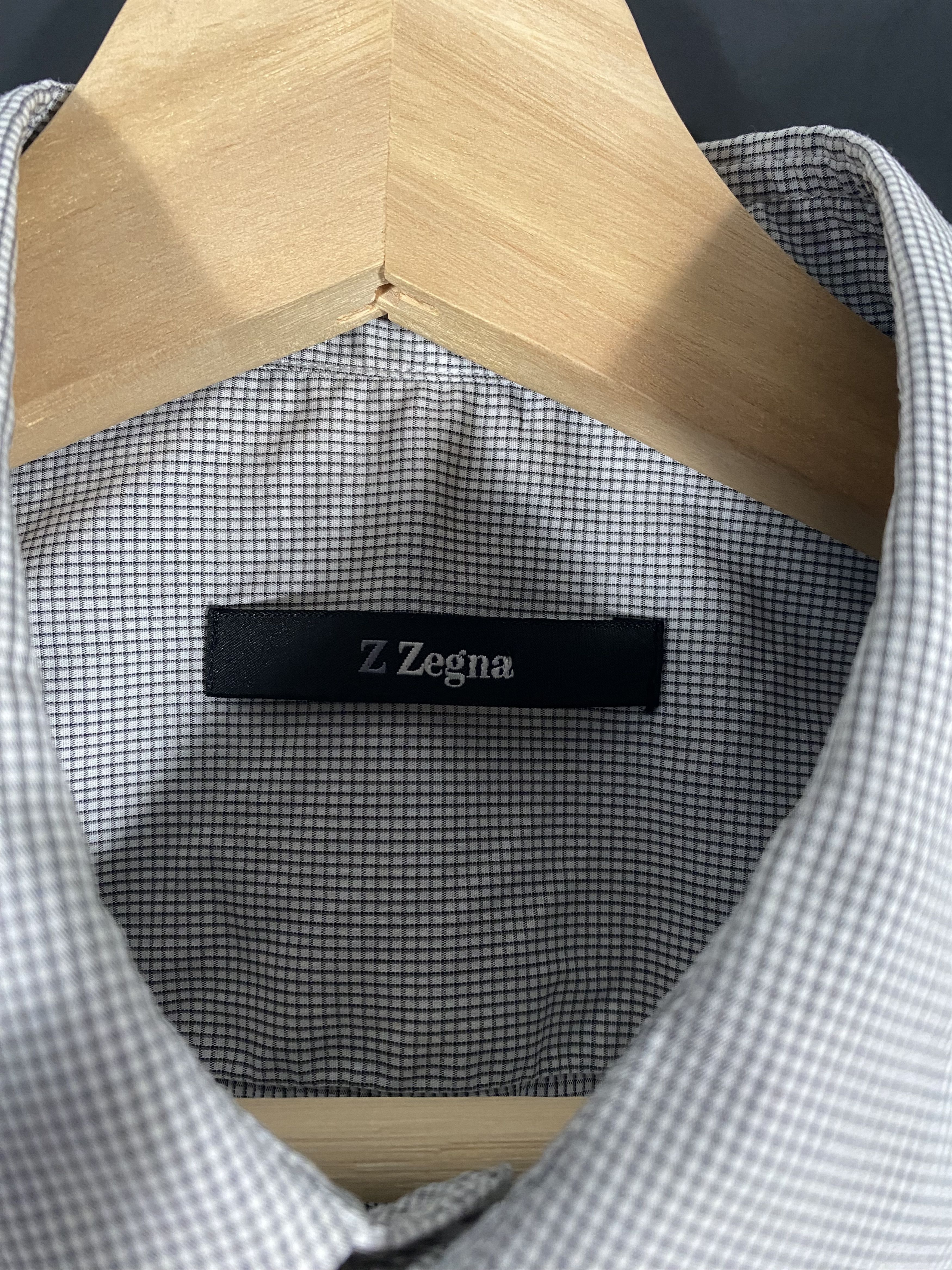 Z Zegna Z Zegna Grey City Button Up Shirt Size S Size US S / EU 44-46 / 1 - 3 Thumbnail