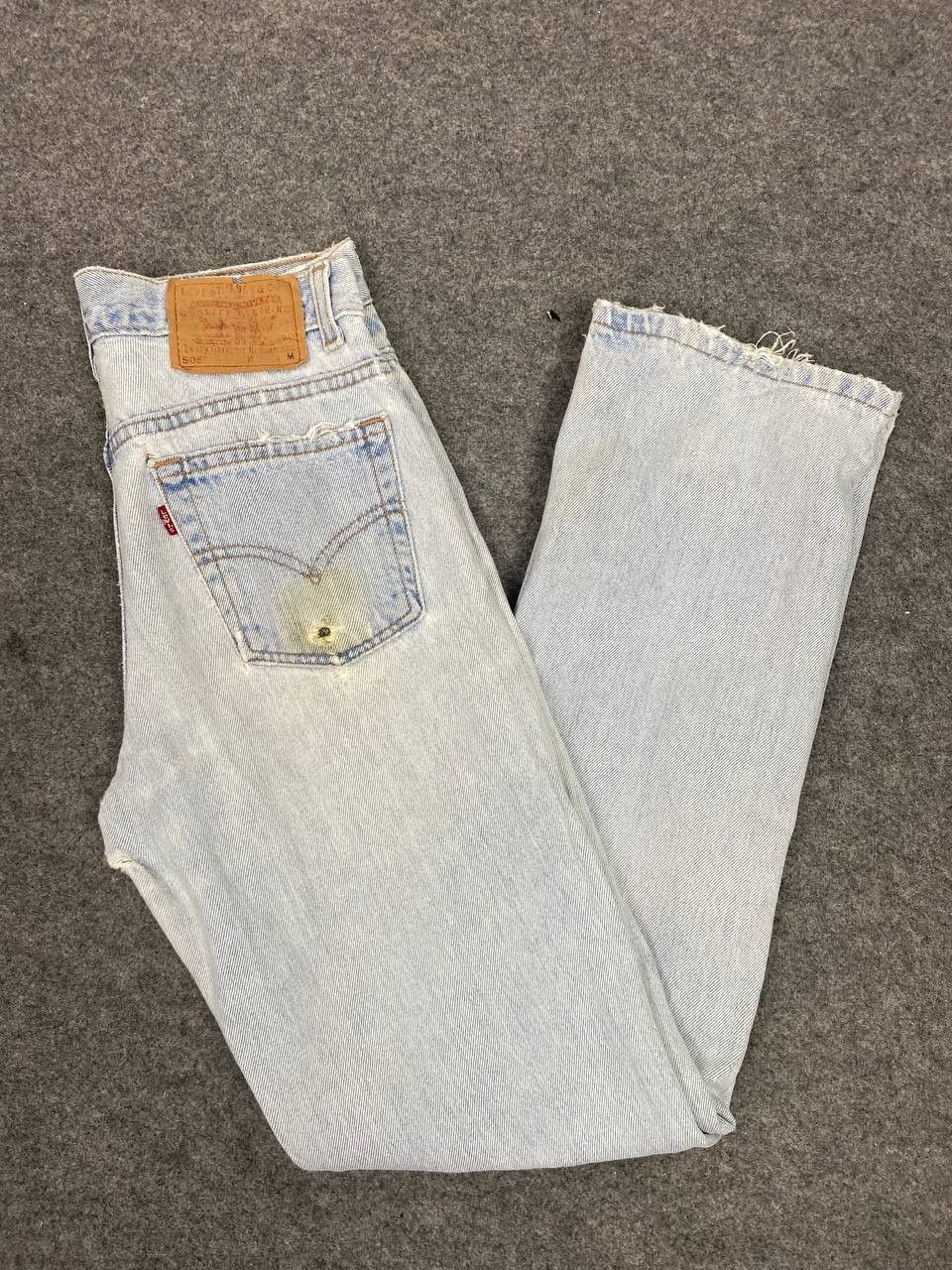 Levi's vintage levis 505 low rise distressed denim Size US 29 - 2 Thumbnail
