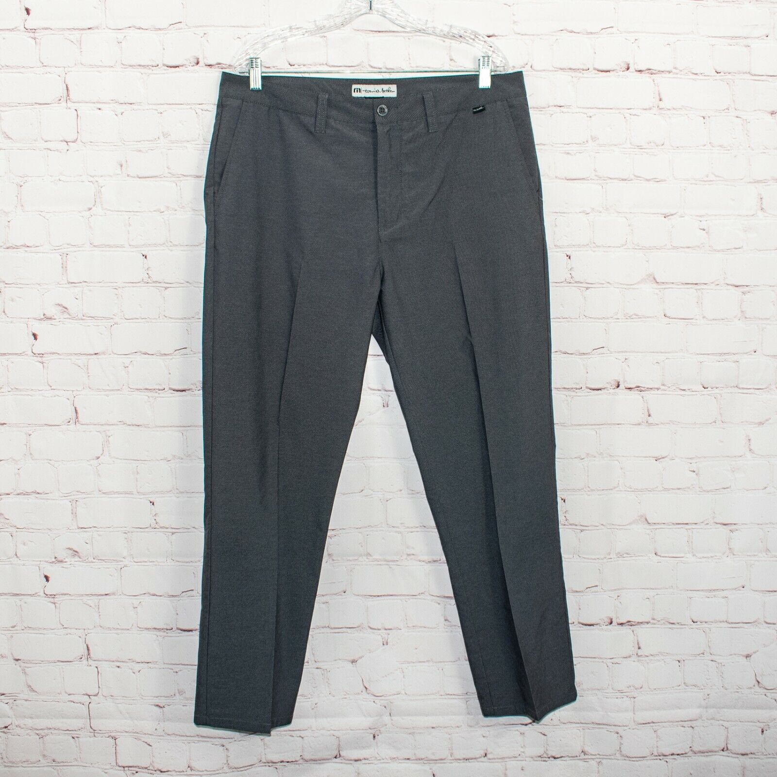 TravisMathew Travis Mathew Men's Golf Chino Pants Gray Size 36 Size US 36 / EU 52 - 1 Thumbnail