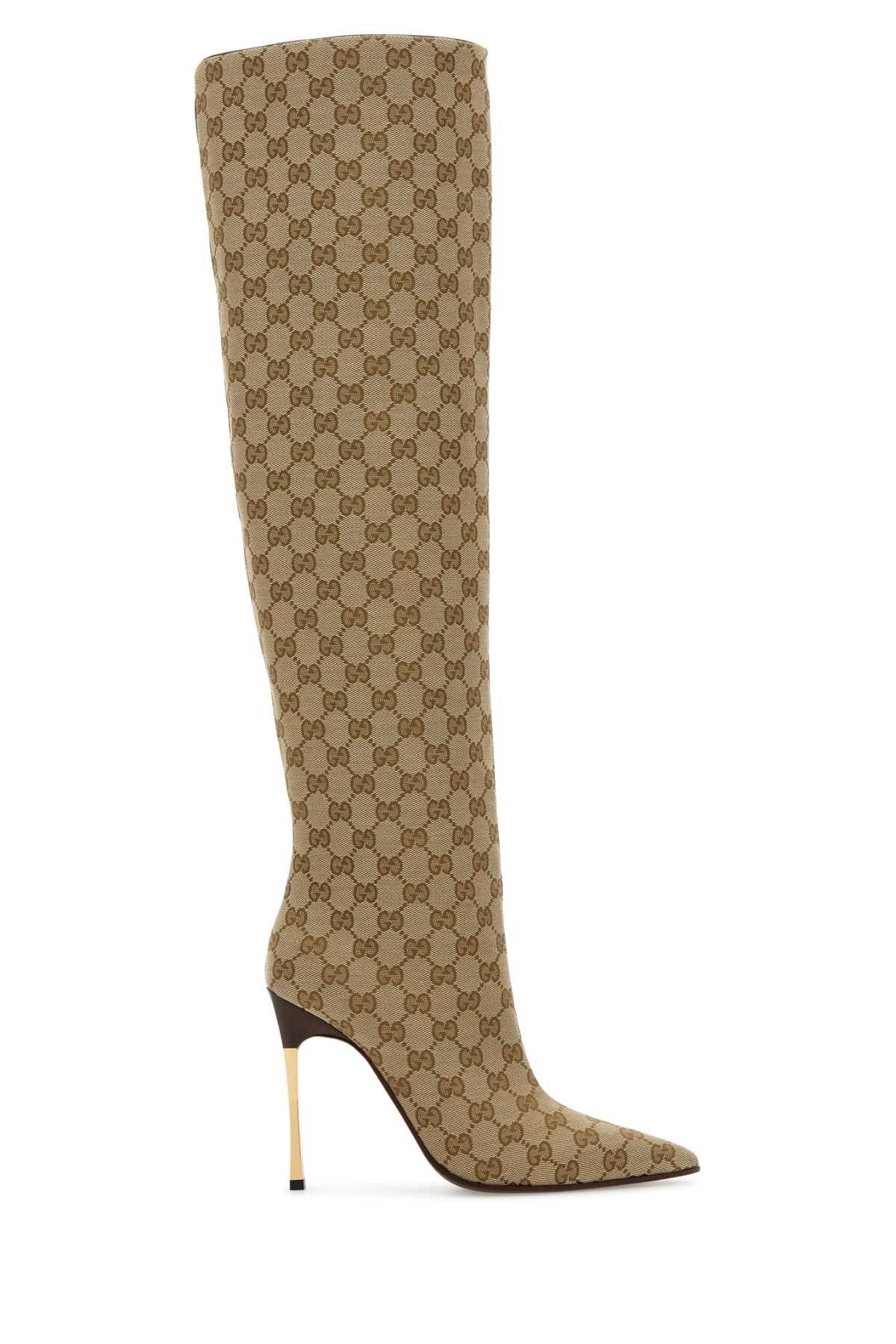 Gucci Gg Fabric Boots Size US 6 / IT 36 - 1 Thumbnail