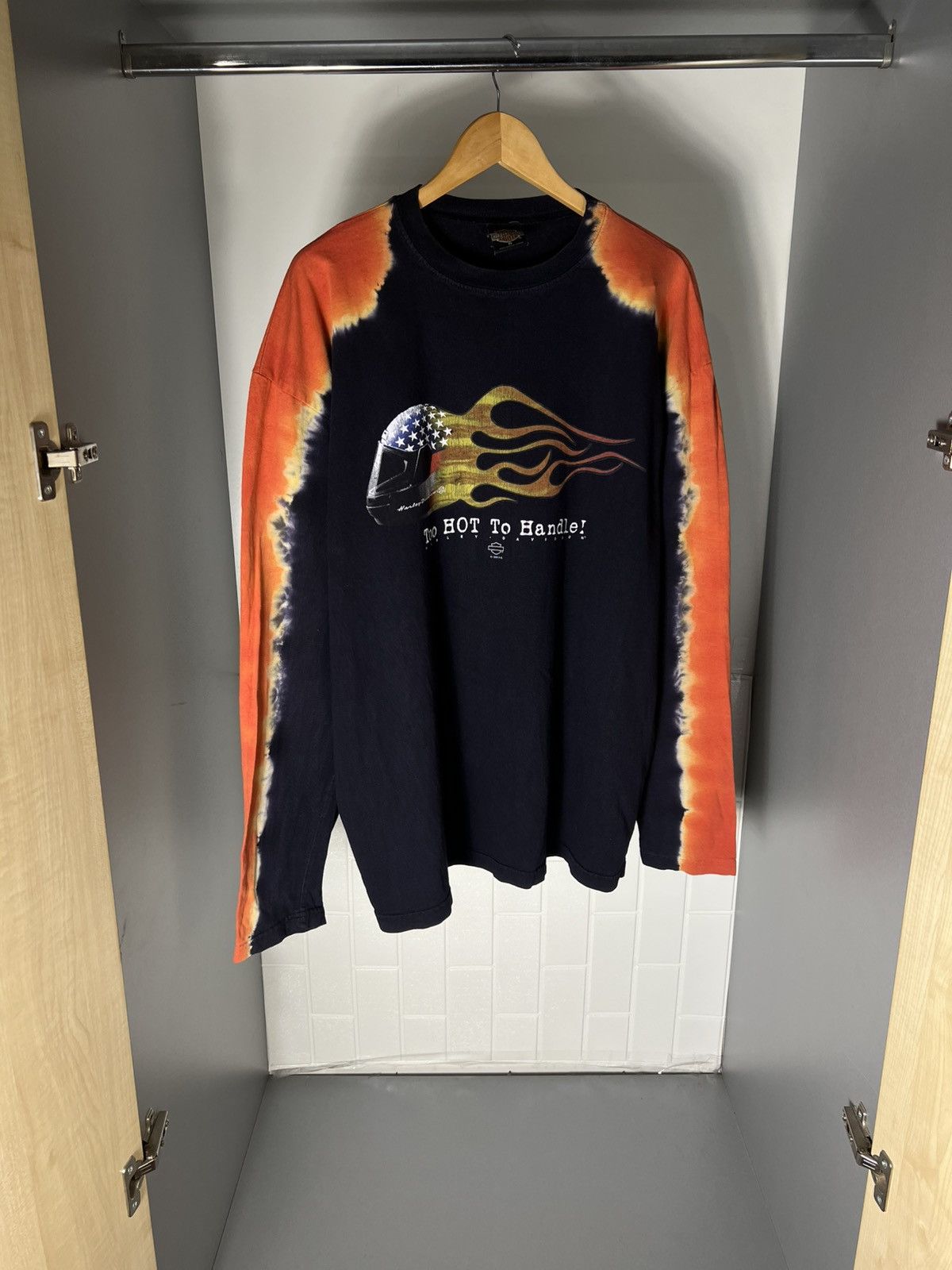 Harley Davidson VINTAGE HARLEY DAVIDSON MOTORCYCLE LAS VEGAS 1995 RETRO Y2K Size US XL / EU 56 / 4 - 3 Thumbnail