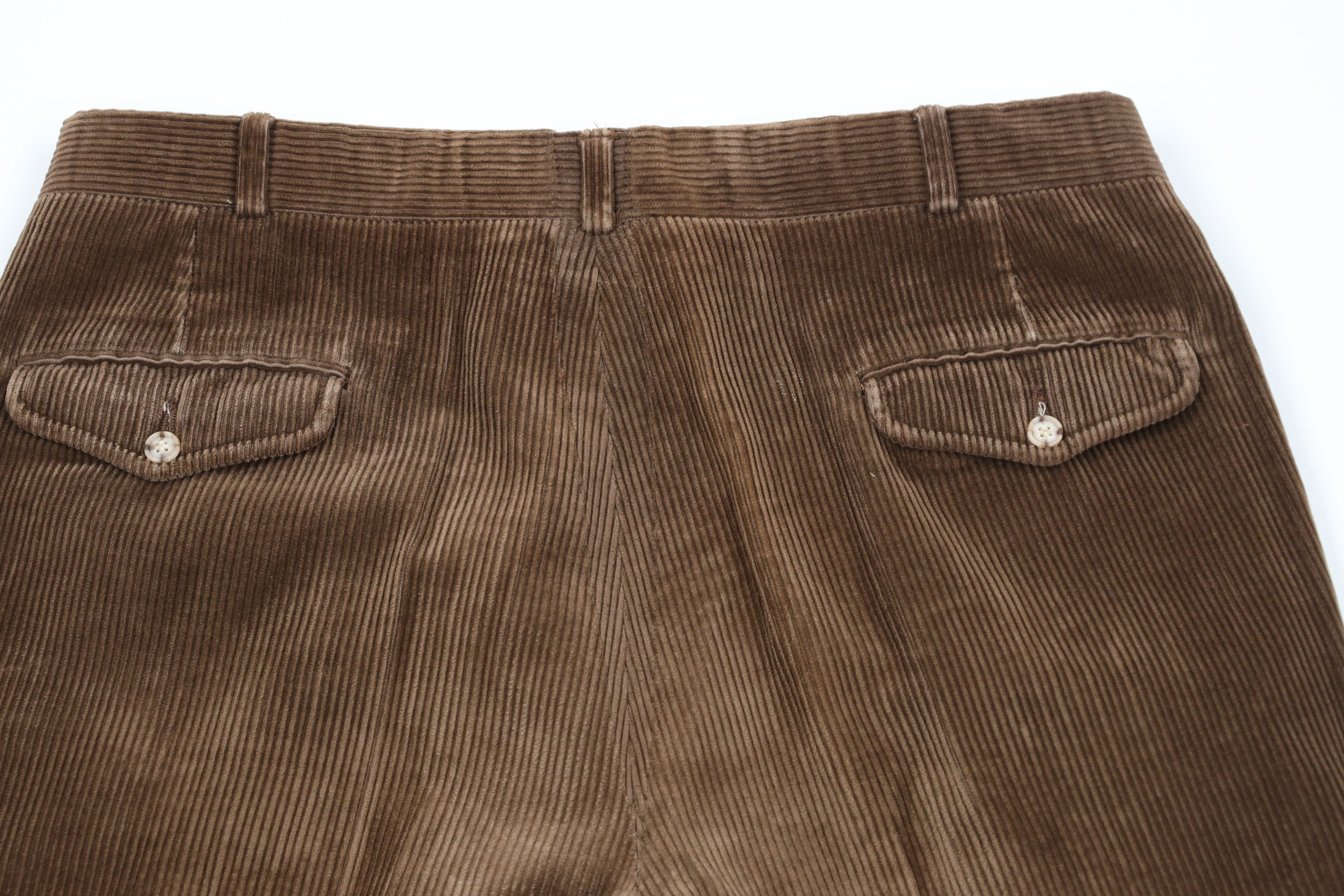 Lands' End × Vintage Vintage 90s Lands End Cuffed Wide Leg Corduroy Pants USA Size US 36 / EU 52 - 10 Thumbnail