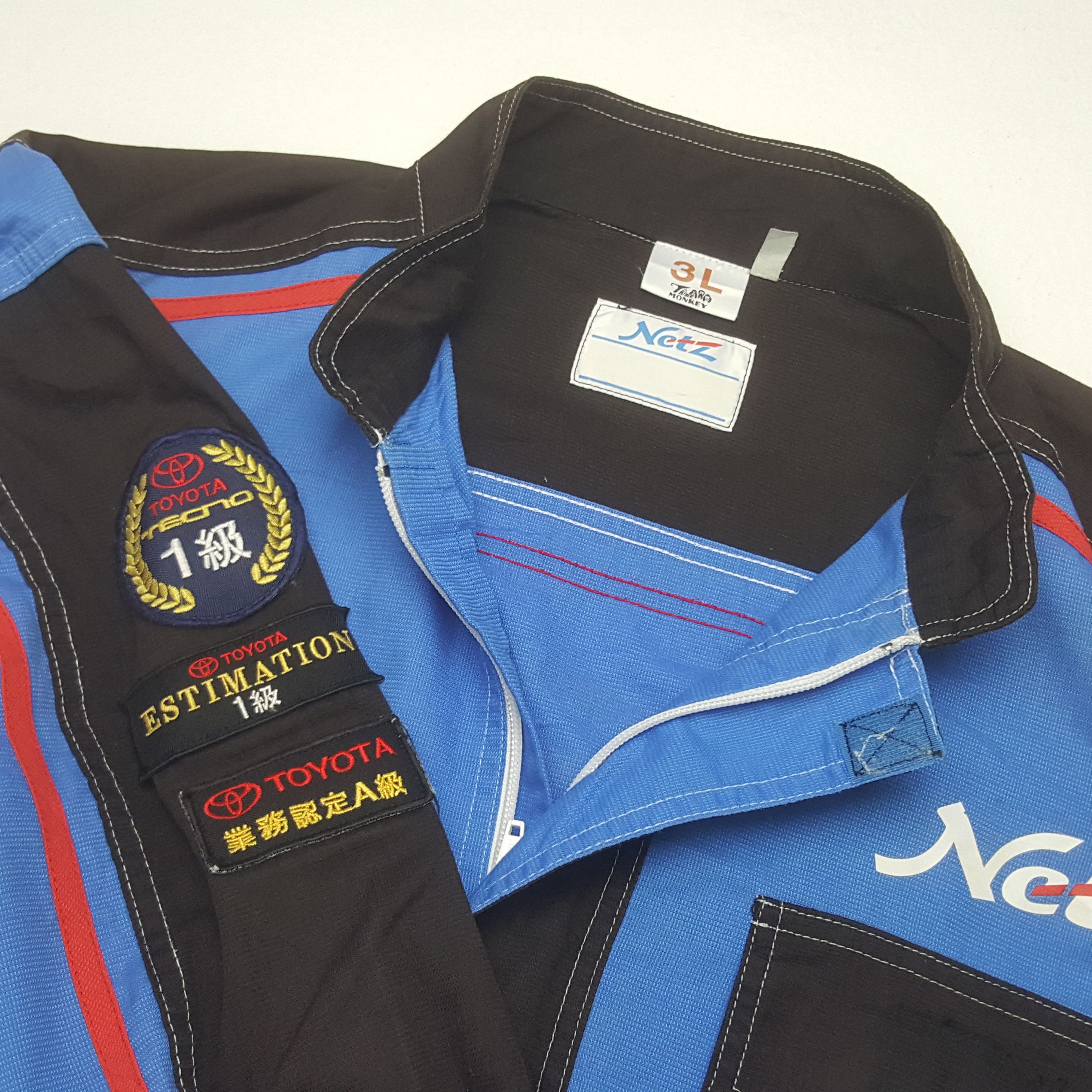 Japanese Brand Vintage Toyota Racing Development Coverall Jacket C306N16 Size US L / EU 52-54 / 3 - 9 Thumbnail